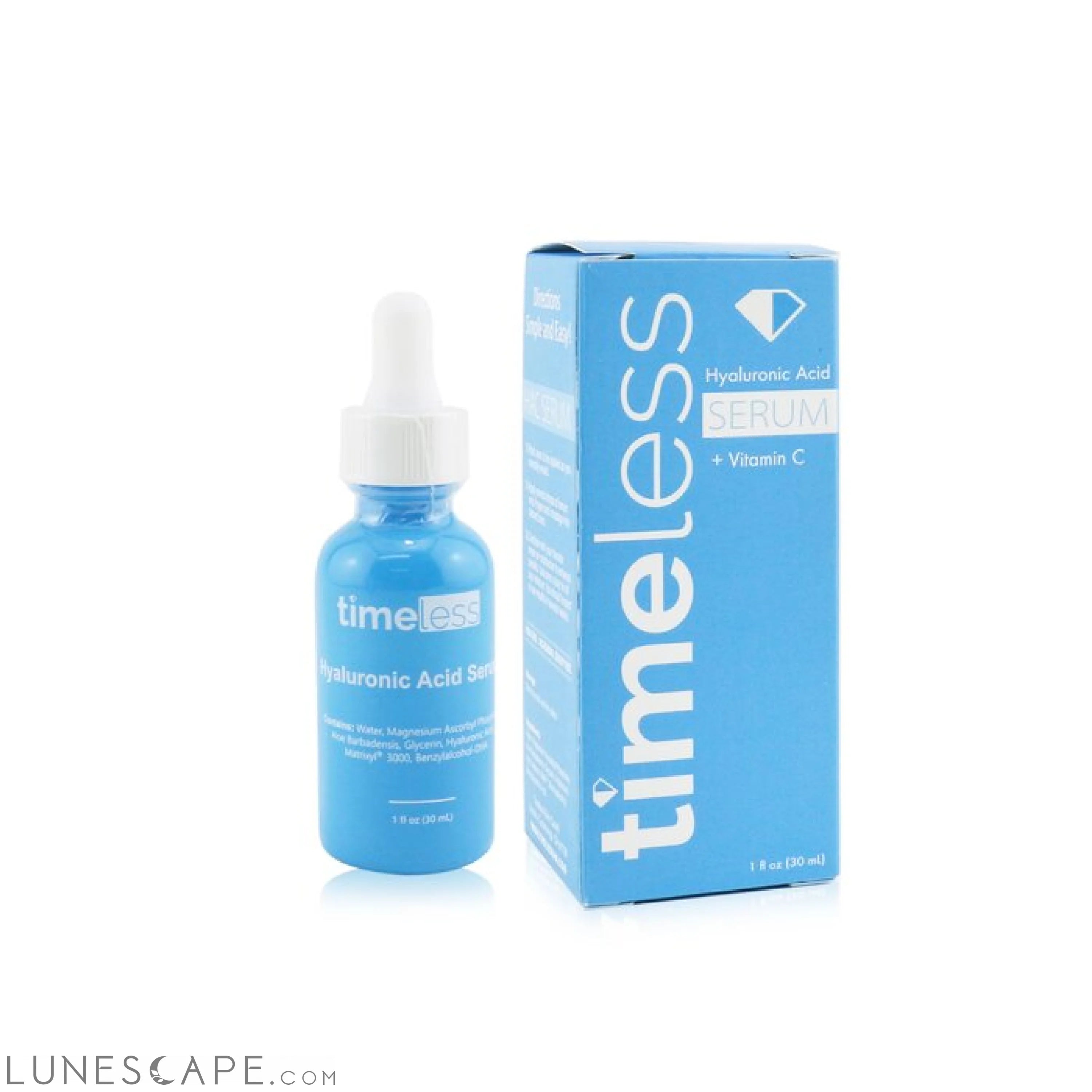 TIMELESS SKIN CARE - Hyaluronic Acid Serum + Vitamin C LUNESCAPE