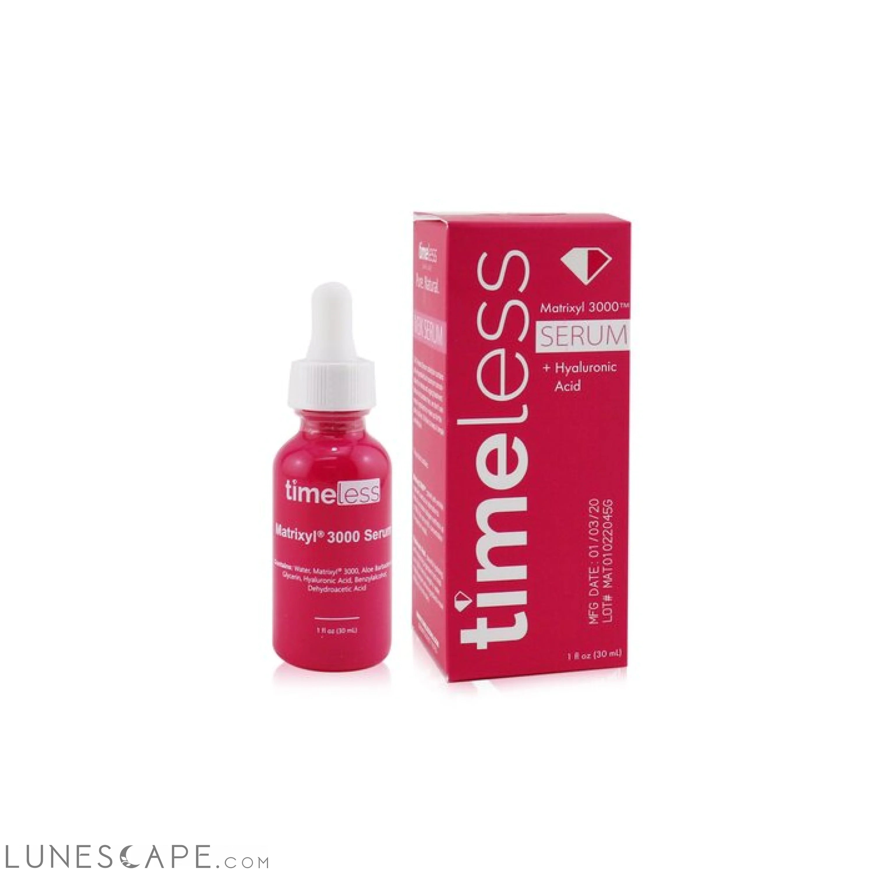 TIMELESS SKIN CARE - Matrixyl 3000 Serum + Hyaluronic Acid LUNESCAPE