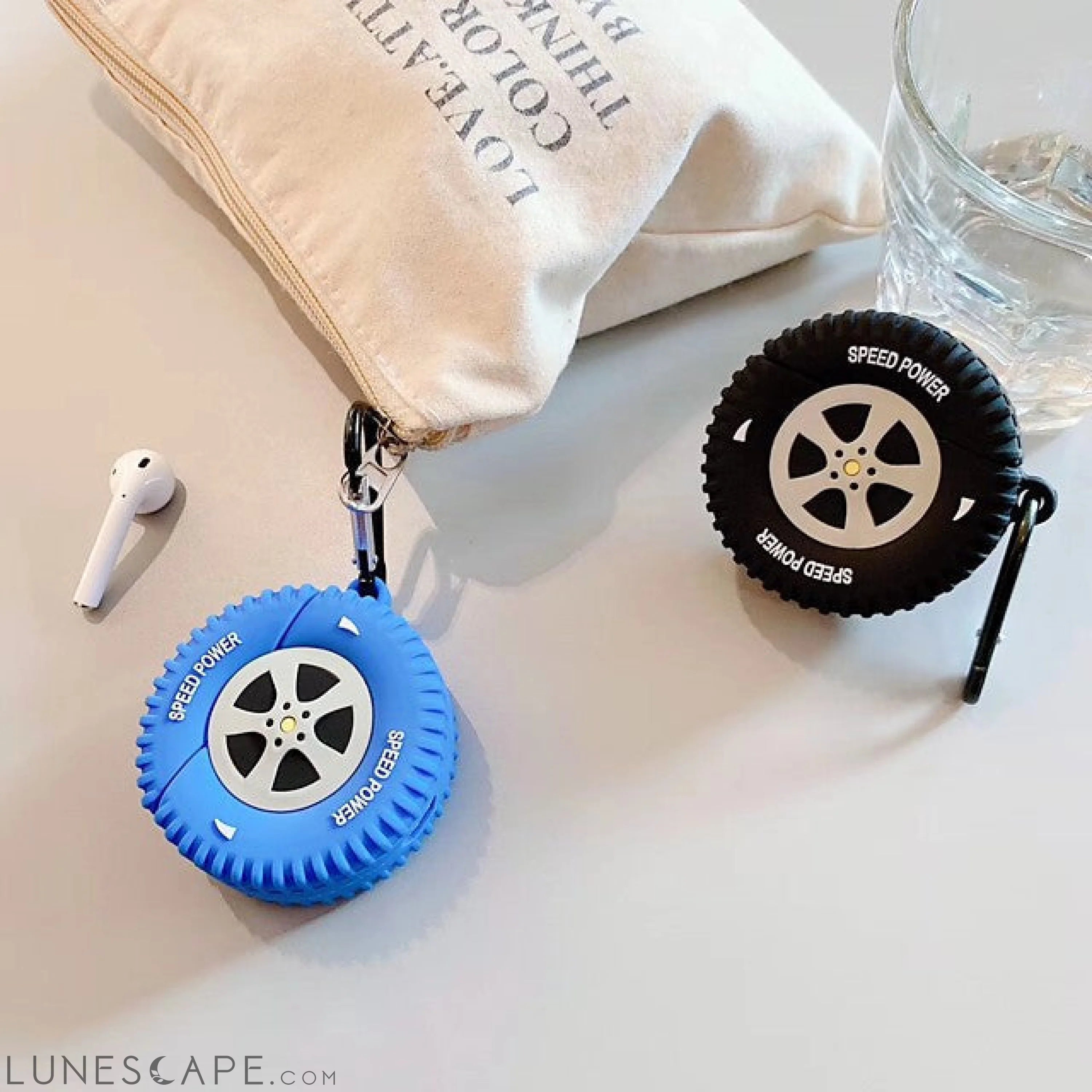Tires Case For AirPods 1/2 Cool Headphone Case Soft LUNESCAPE