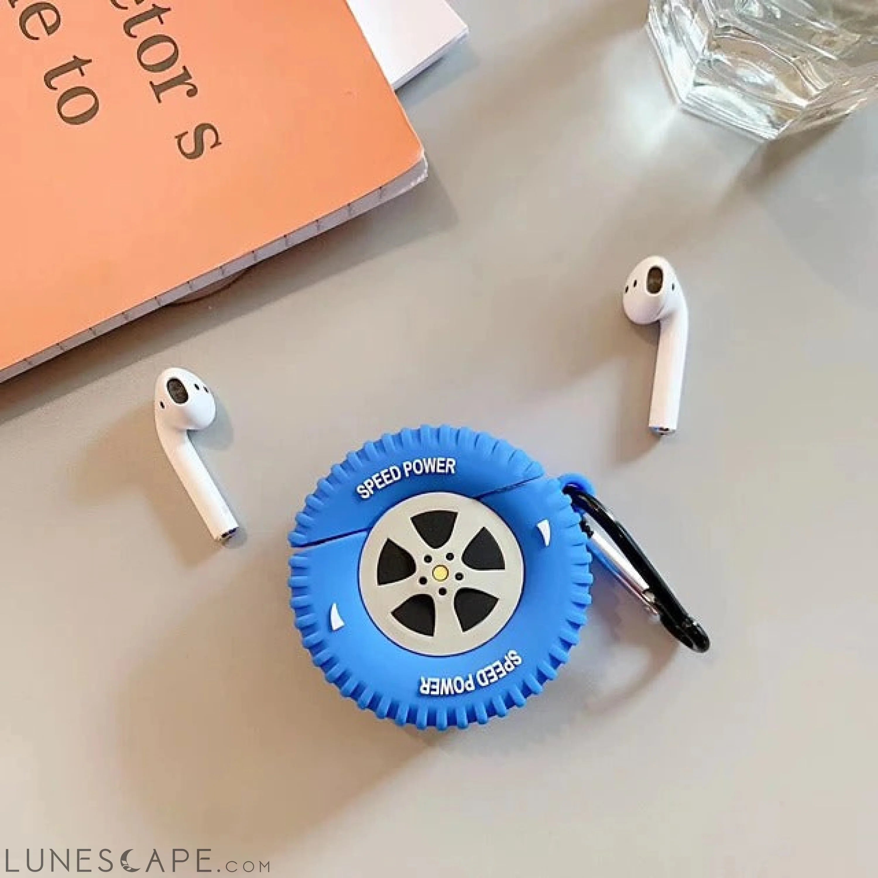 Tires Case For AirPods 1/2 Cool Headphone Case Soft LUNESCAPE