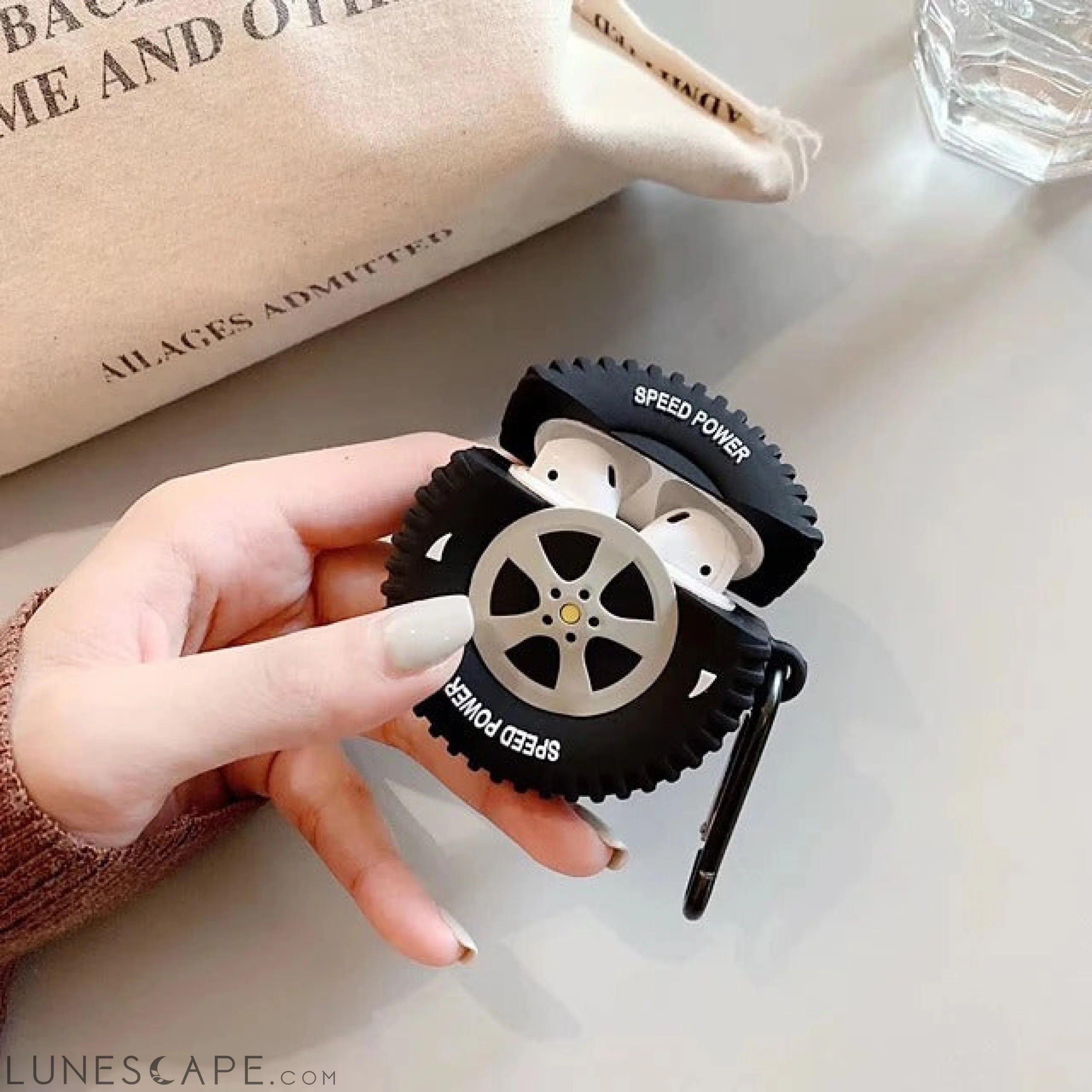 Tires Case For AirPods 1/2 Cool Headphone Case Soft LUNESCAPE