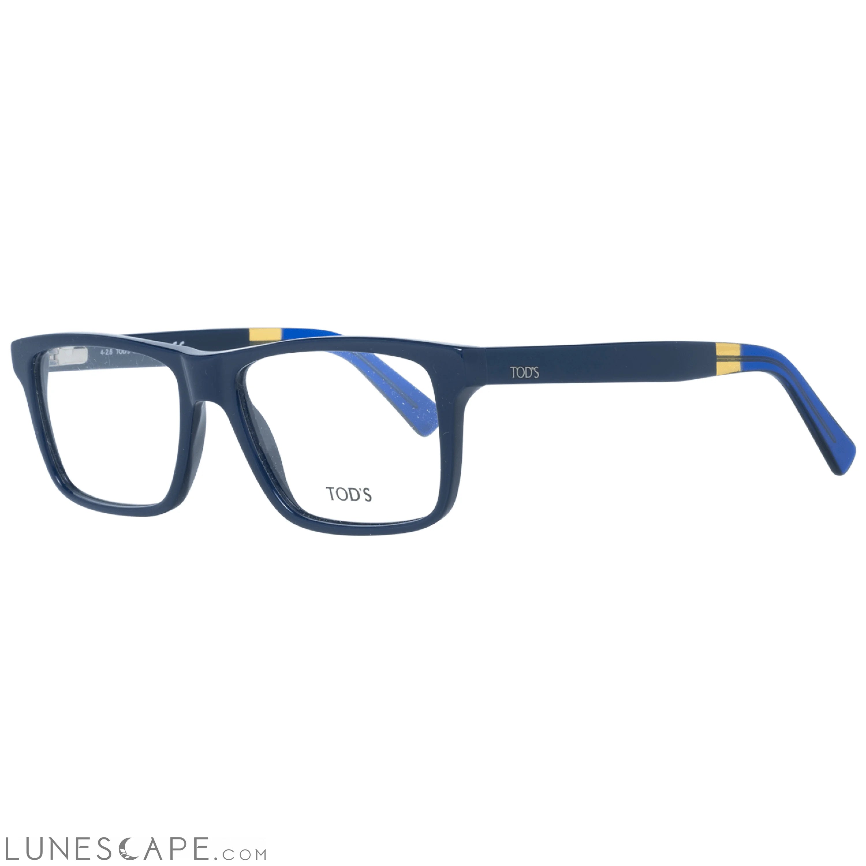 Tod's Chic Blue Rectangular Men's Eyewear LUNESCAPE