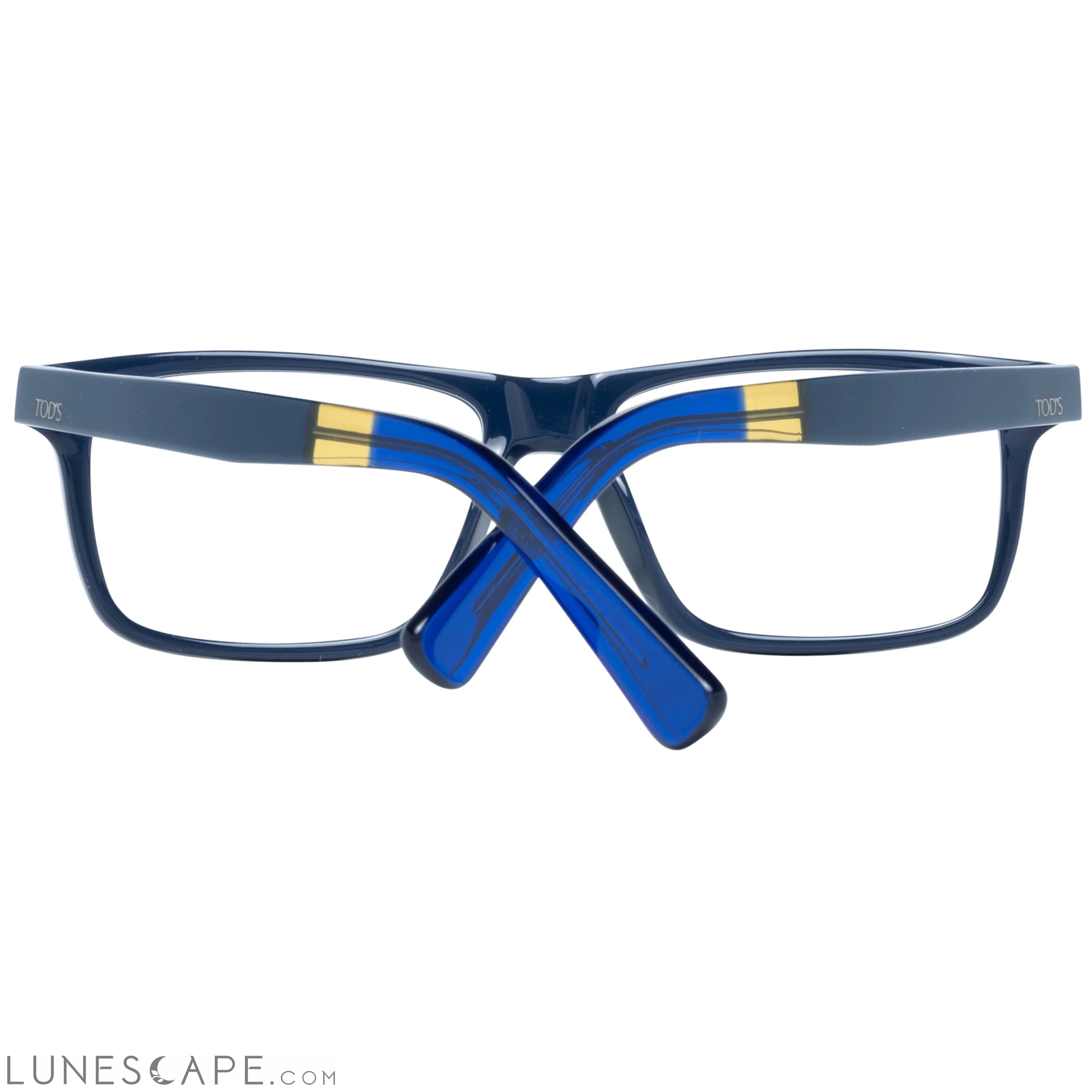 Tod's Chic Blue Rectangular Men's Eyewear LUNESCAPE