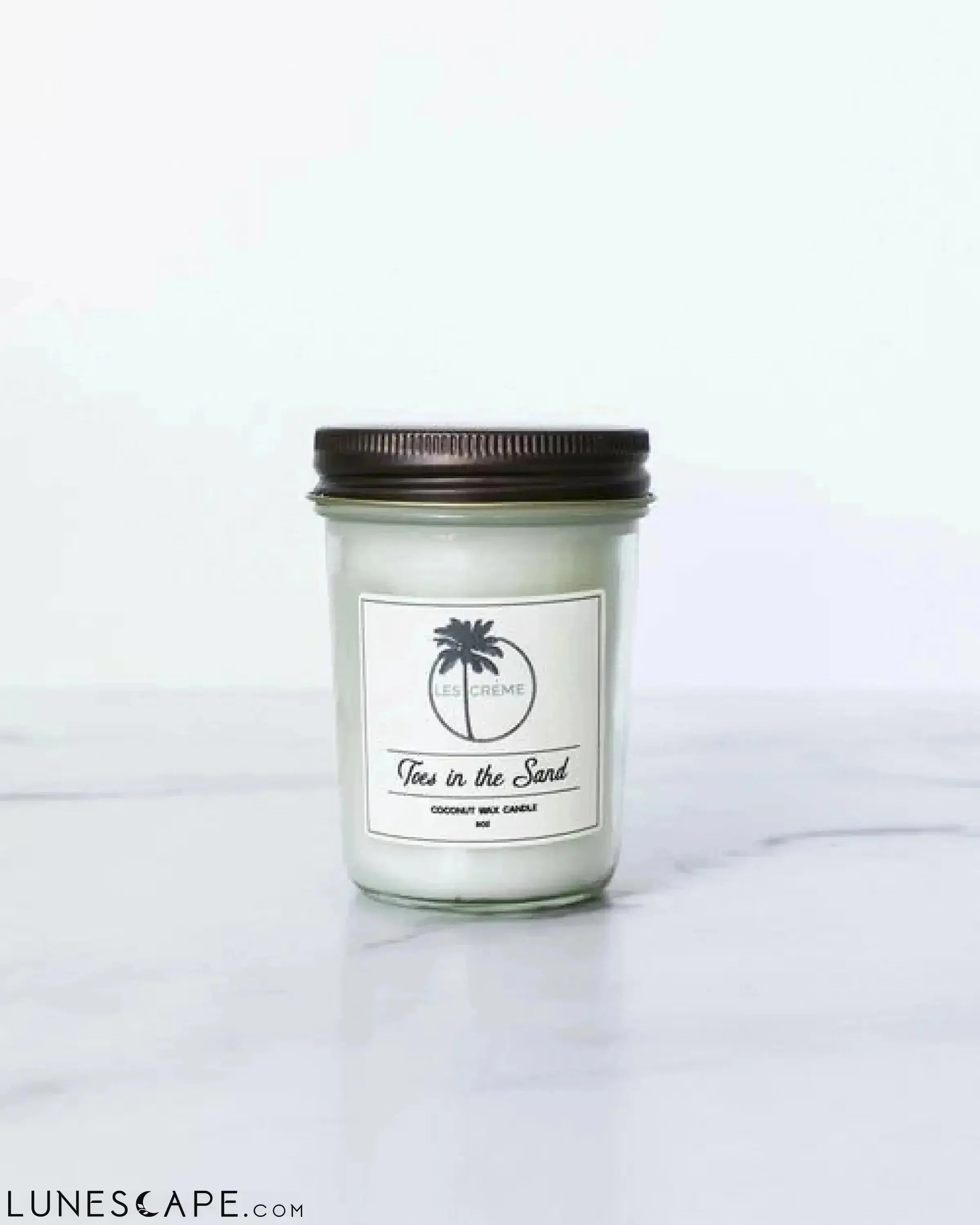 Toes in the Sand Scent Coconut Wax Candle LUNESCAPE