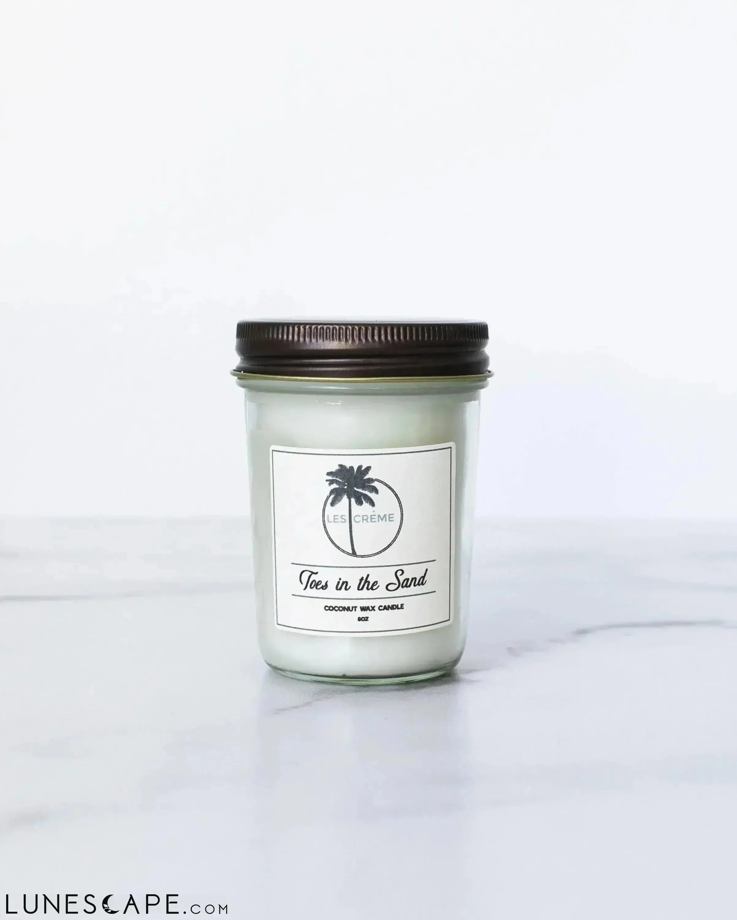 Toes in the Sand Scent Coconut Wax Candle LUNESCAPE
