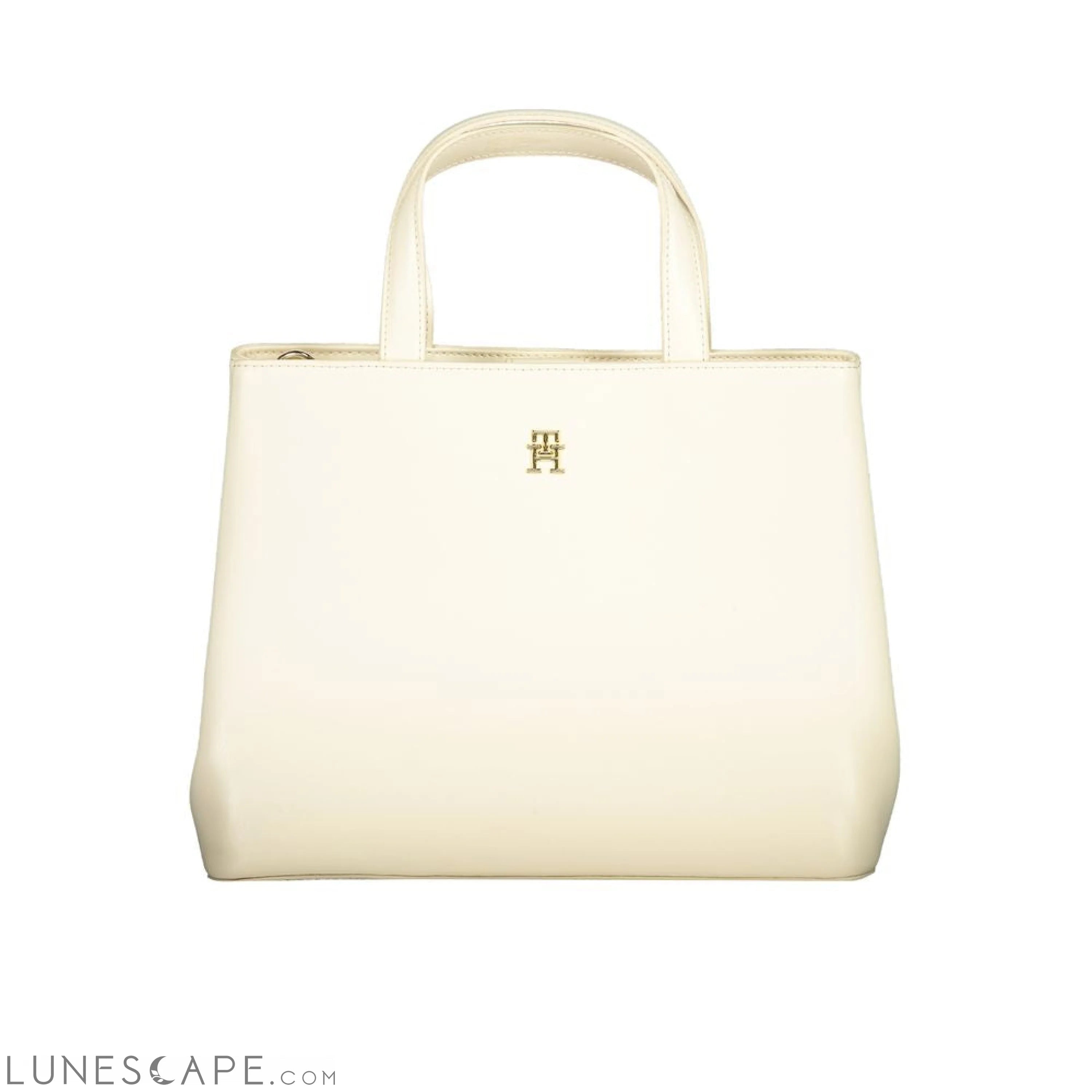 Tommy Hilfiger Beige Polyethylene Handbag LUNESCAPE