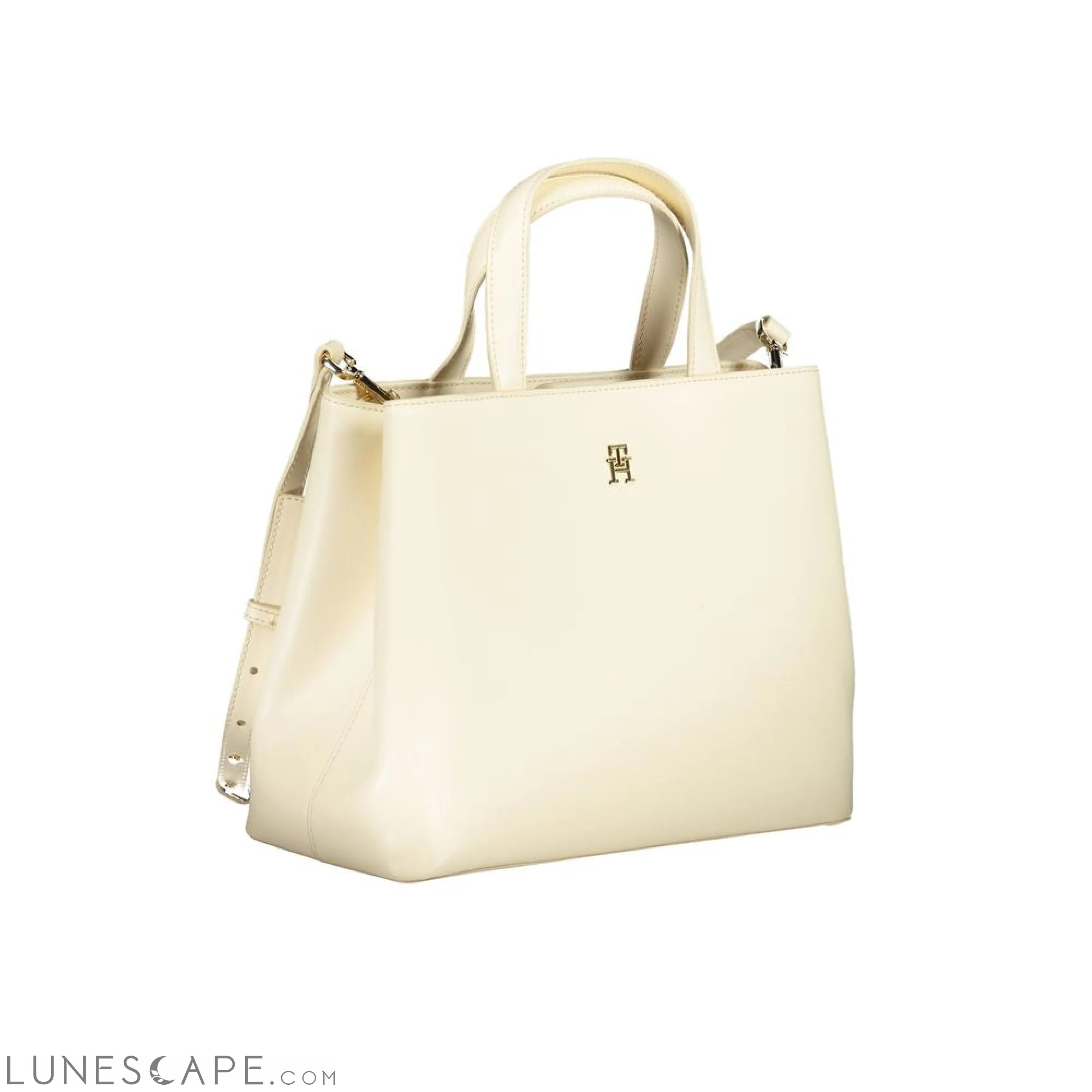 Tommy Hilfiger Beige Polyethylene Handbag LUNESCAPE