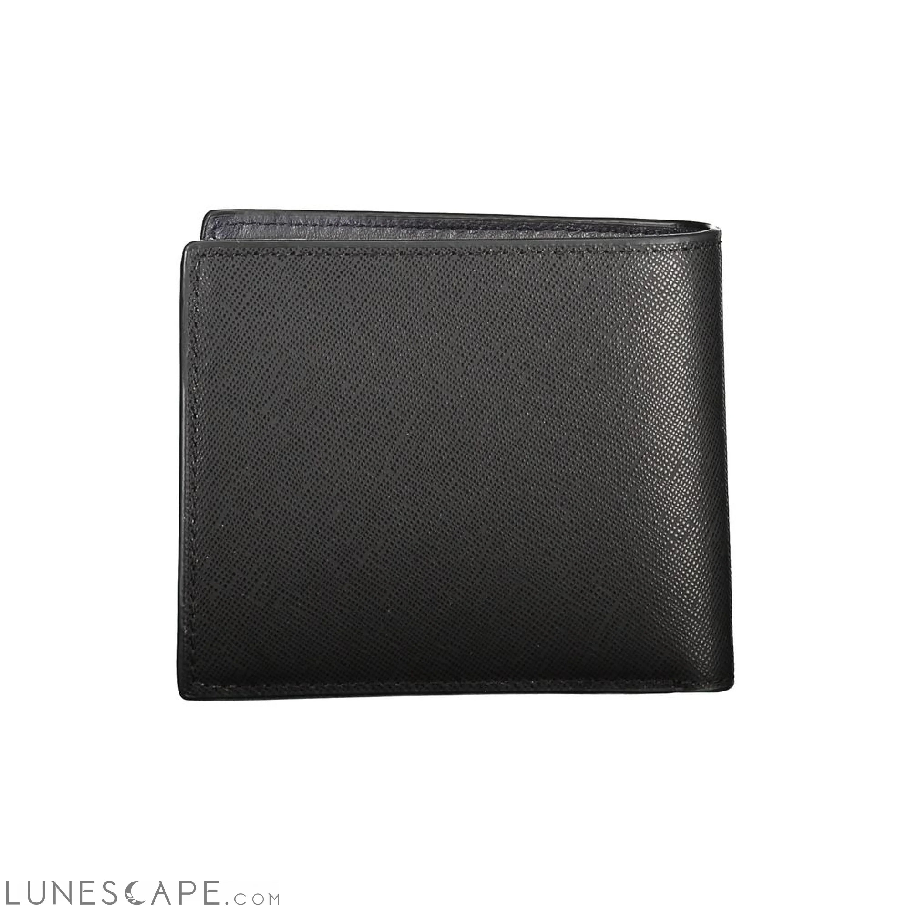 Tommy Hilfiger Black Leather Wallet LUNESCAPE