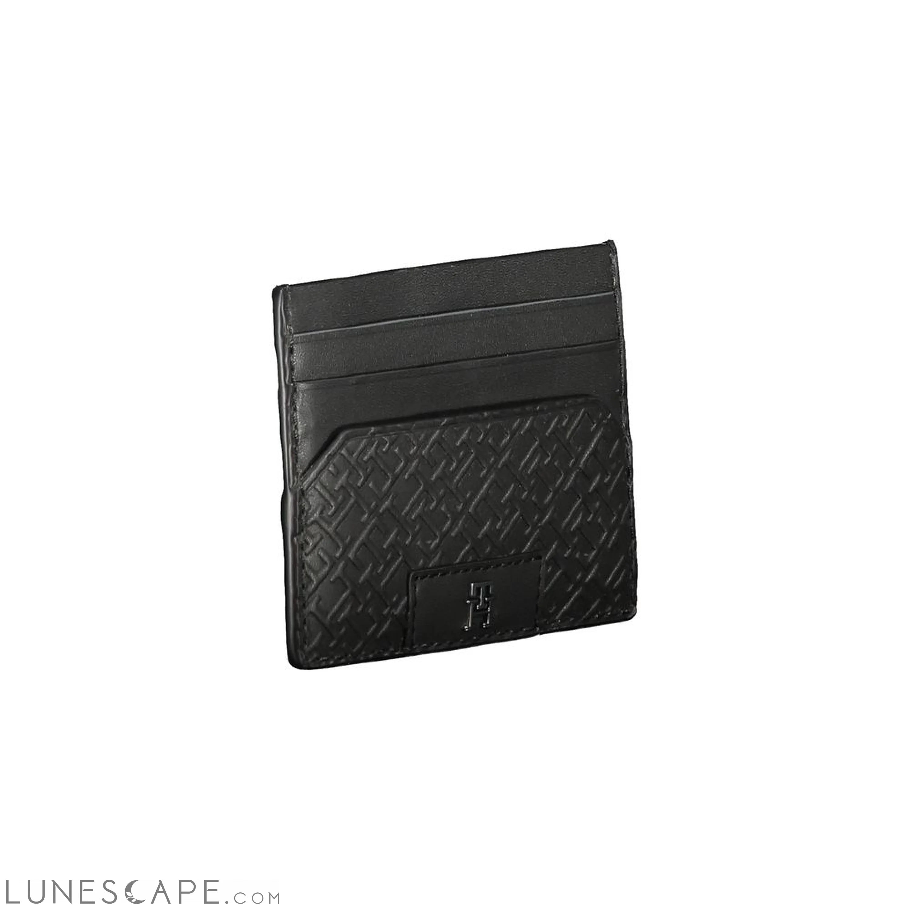 Tommy Hilfiger Black Leather Wallet LUNESCAPE