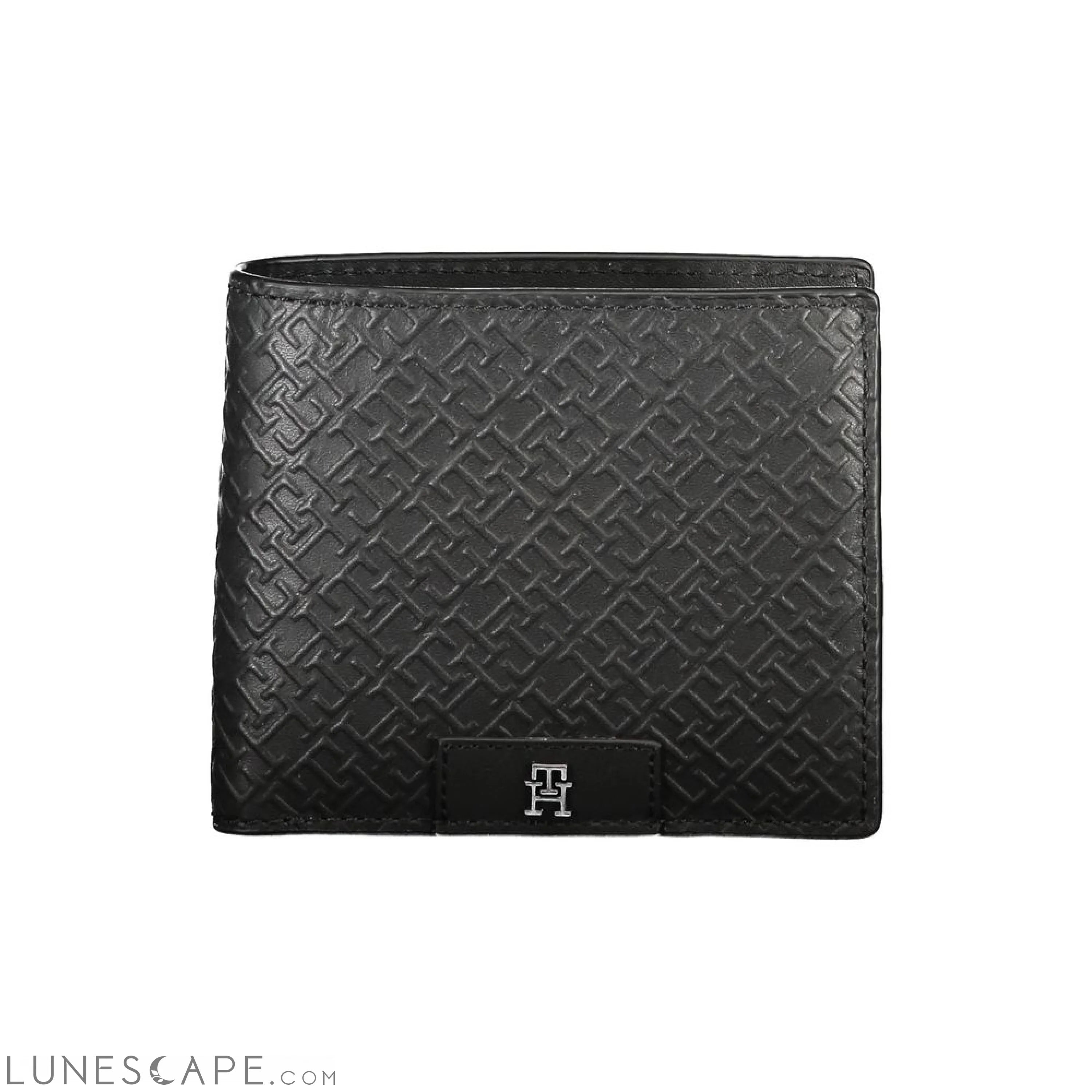 Tommy Hilfiger Black Leather Wallet LUNESCAPE