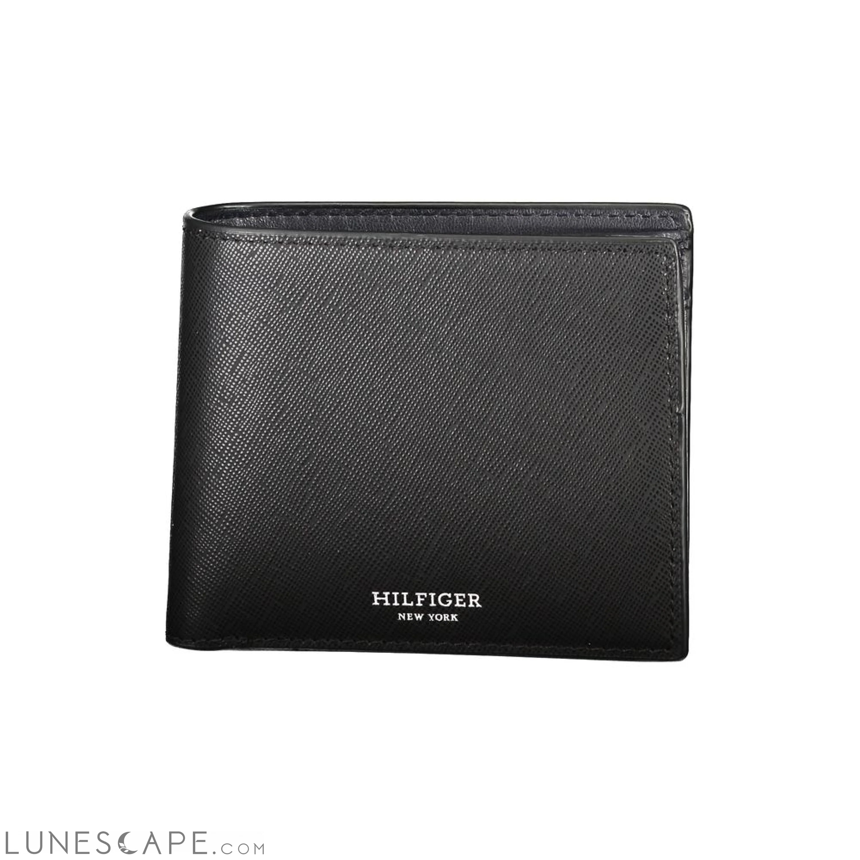 Tommy Hilfiger Black Leather Wallet LUNESCAPE