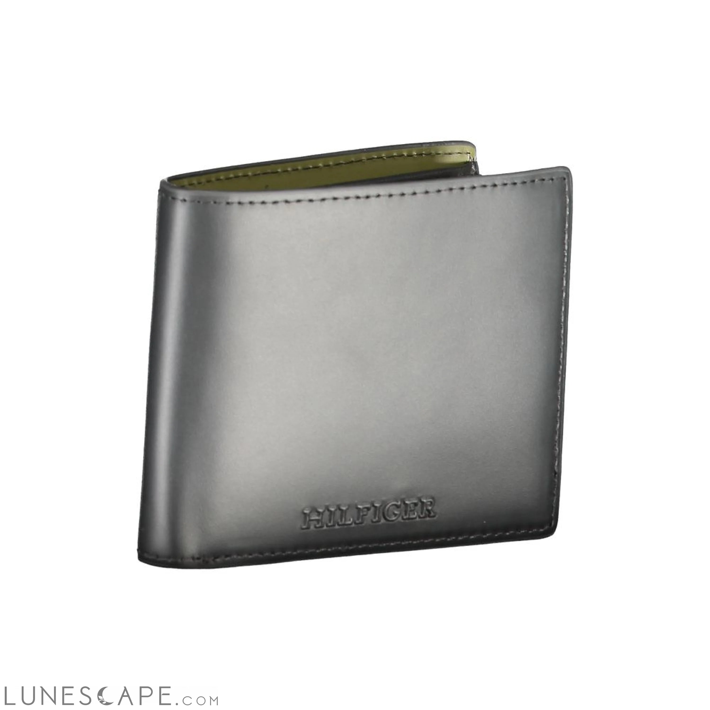 Tommy Hilfiger Black Leather Wallet LUNESCAPE