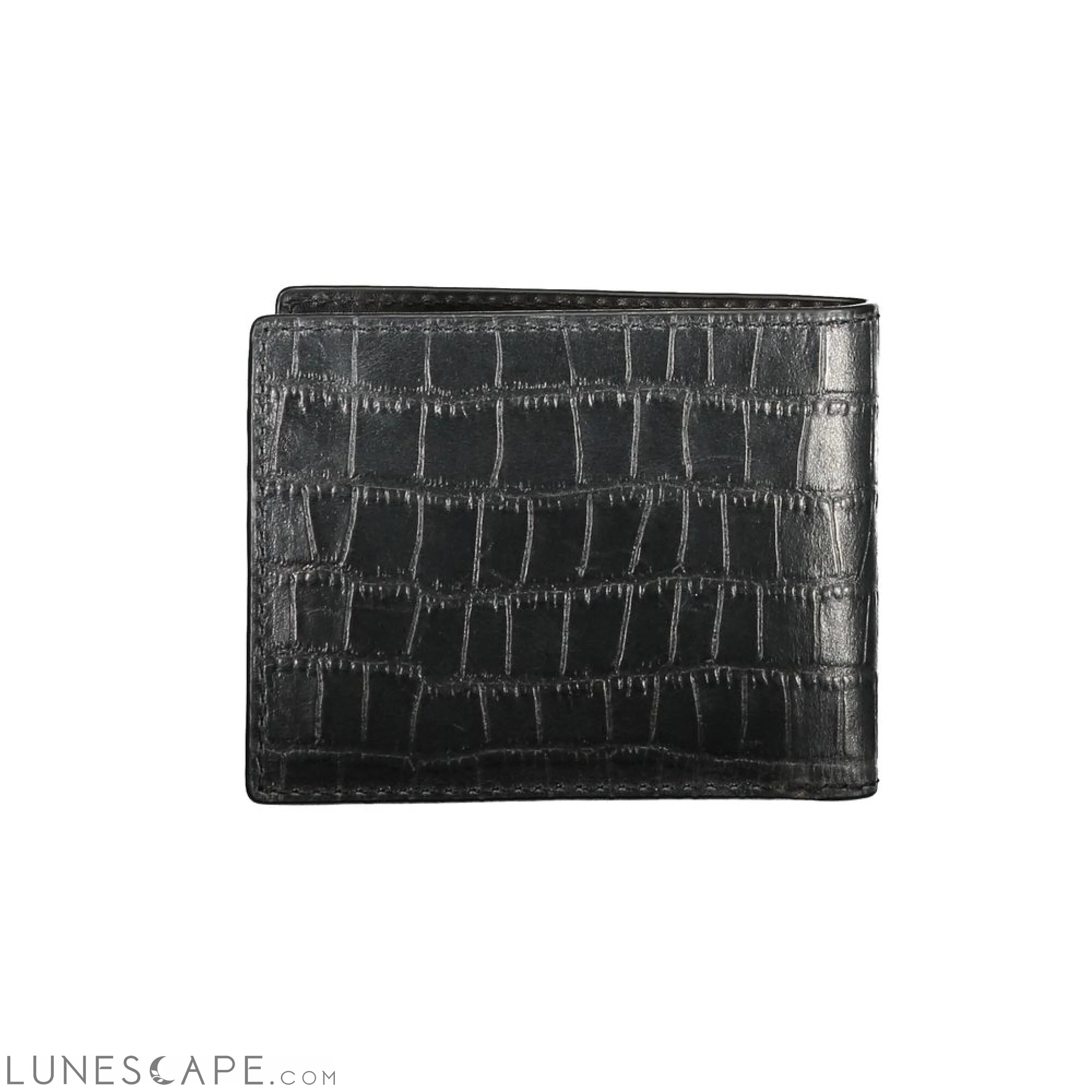 Tommy Hilfiger Black Leather Wallet LUNESCAPE