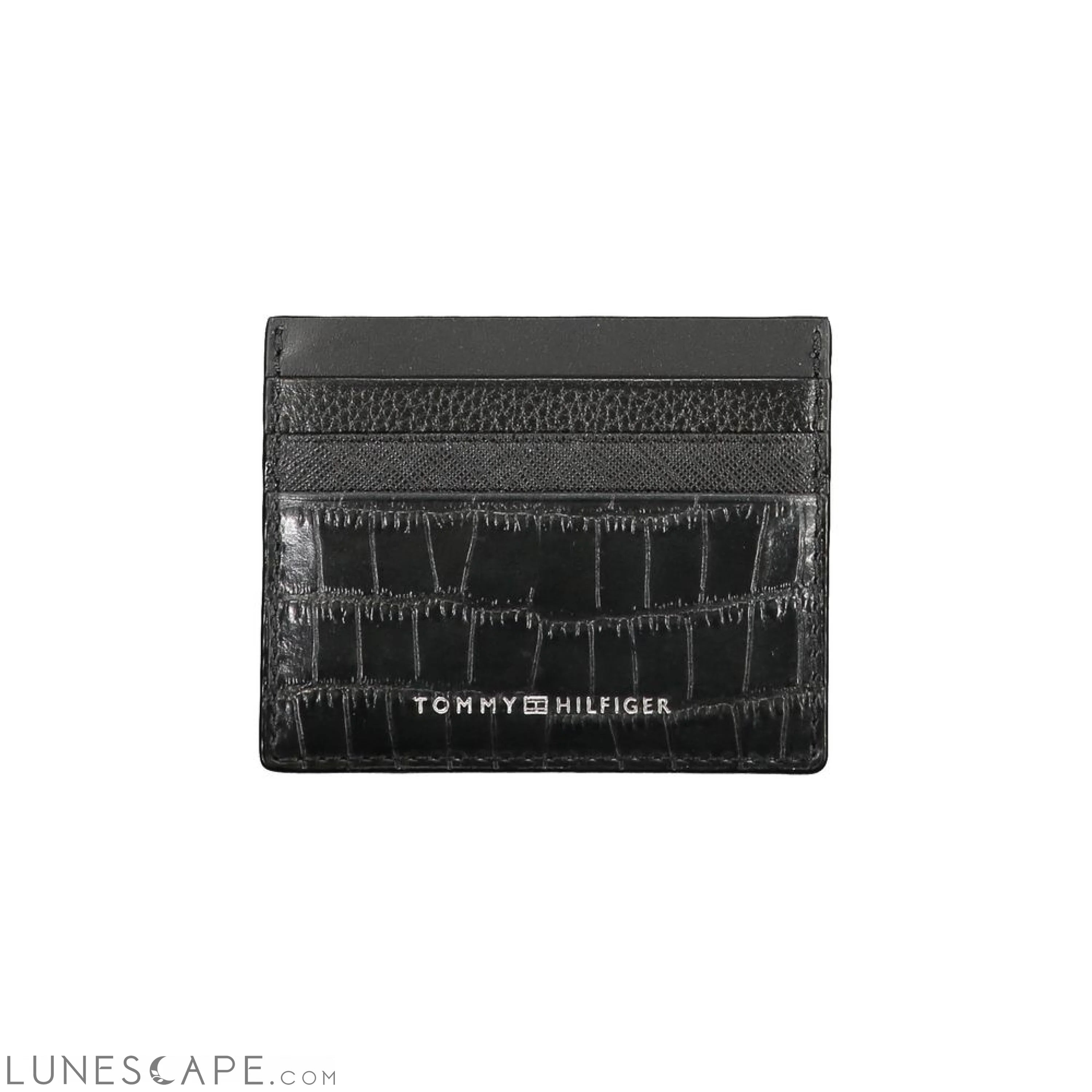 Tommy Hilfiger Black Leather Wallet LUNESCAPE