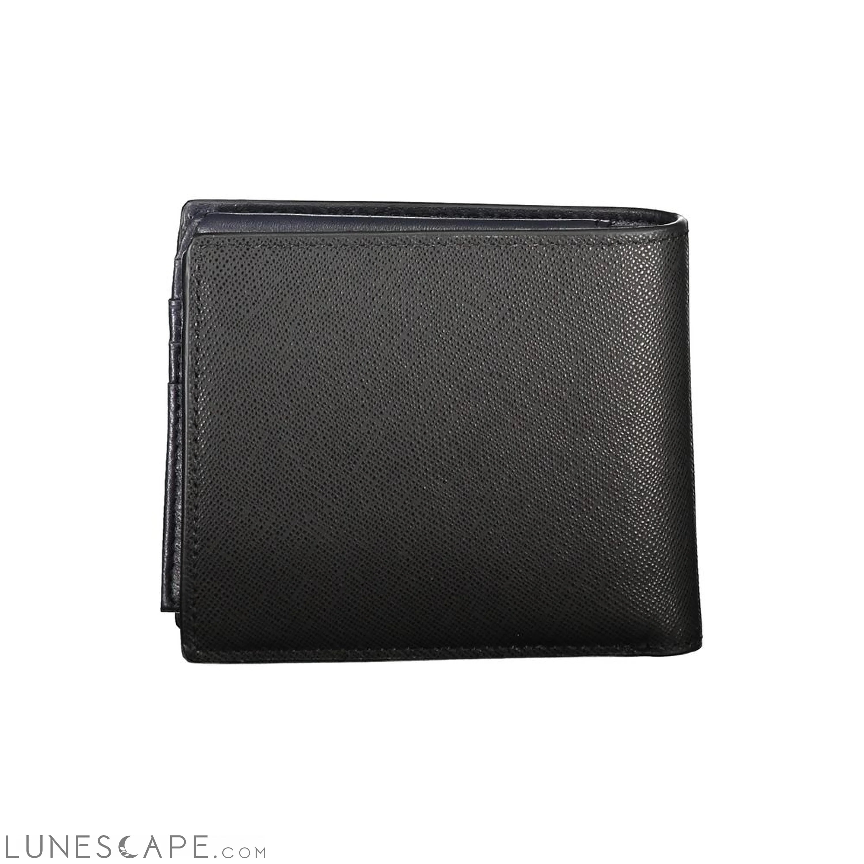 Tommy Hilfiger Black Leather Wallet LUNESCAPE