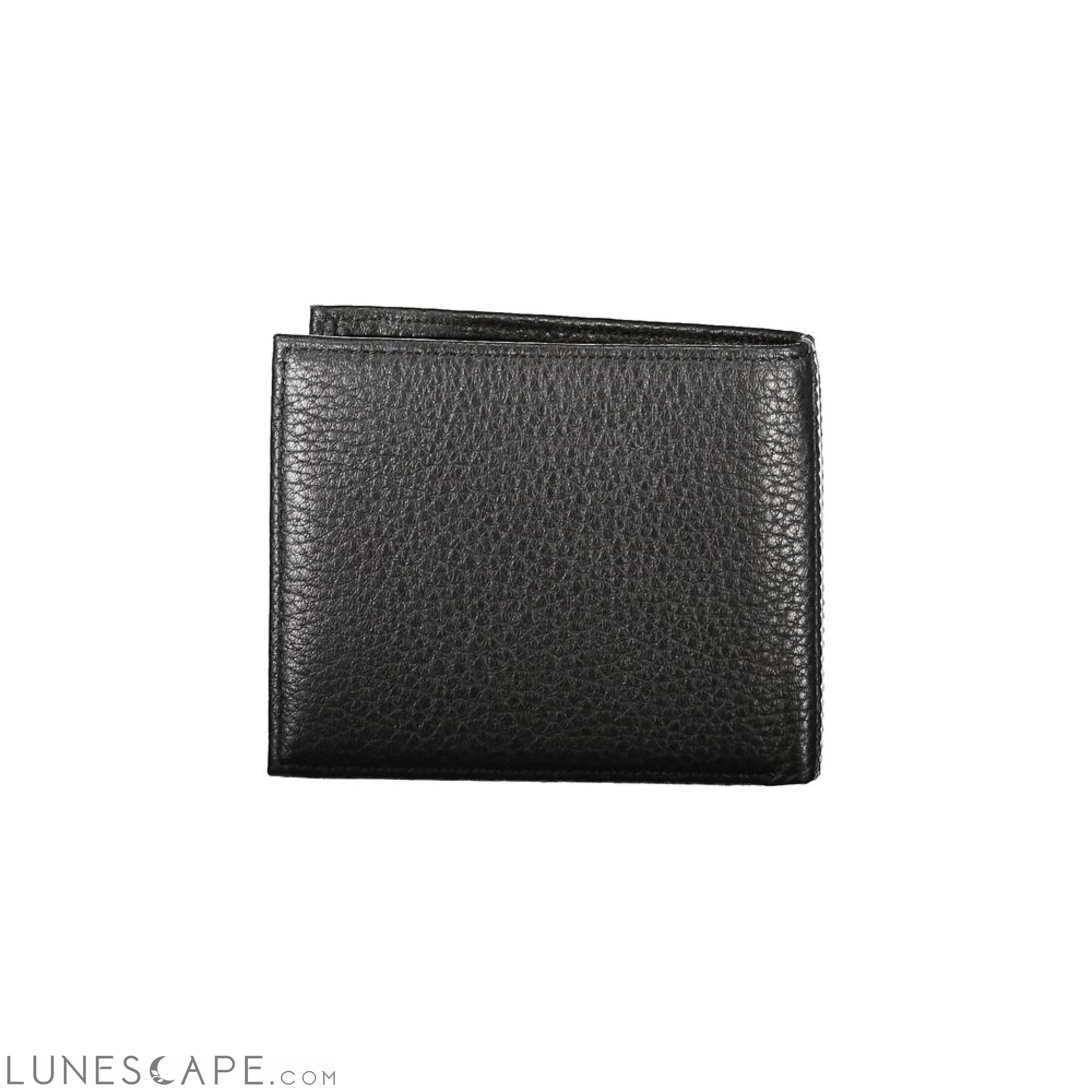 Tommy Hilfiger Black Leather Wallet LUNESCAPE