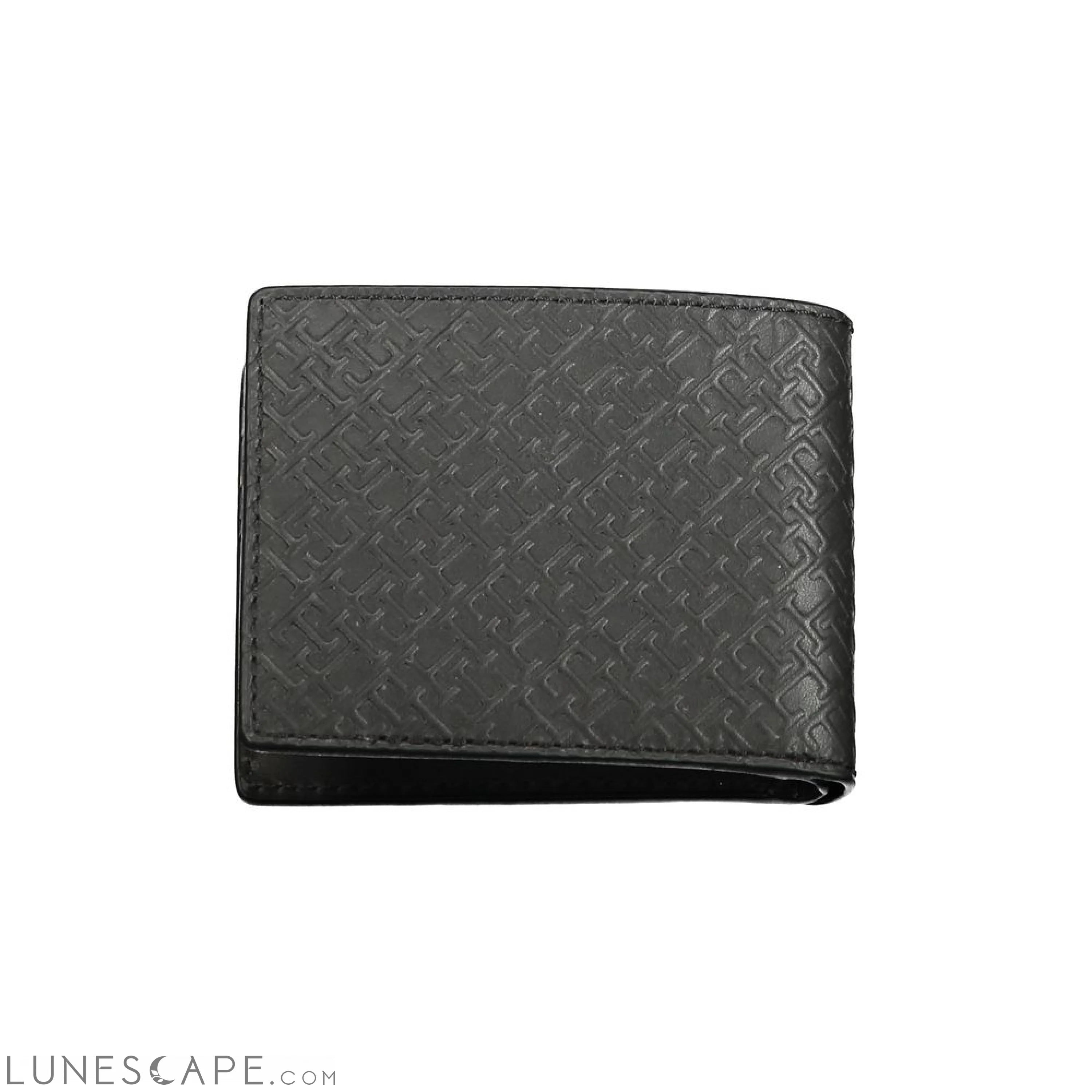 Tommy Hilfiger Black Leather Wallet LUNESCAPE