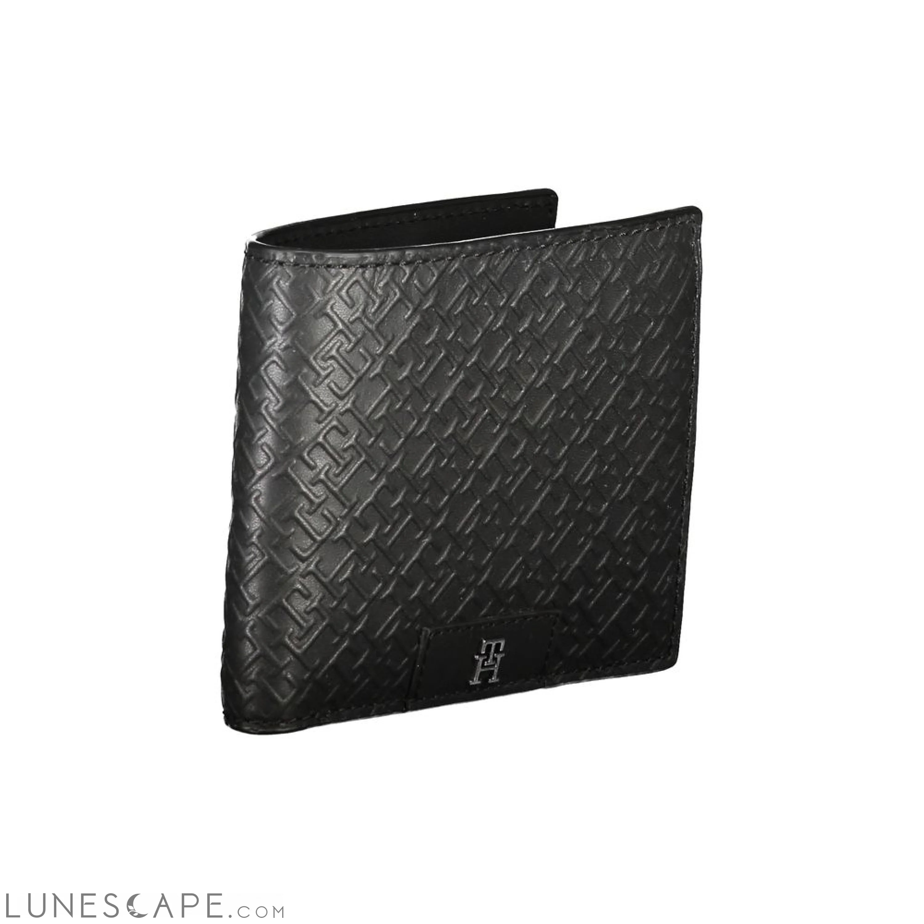 Tommy Hilfiger Black Leather Wallet LUNESCAPE