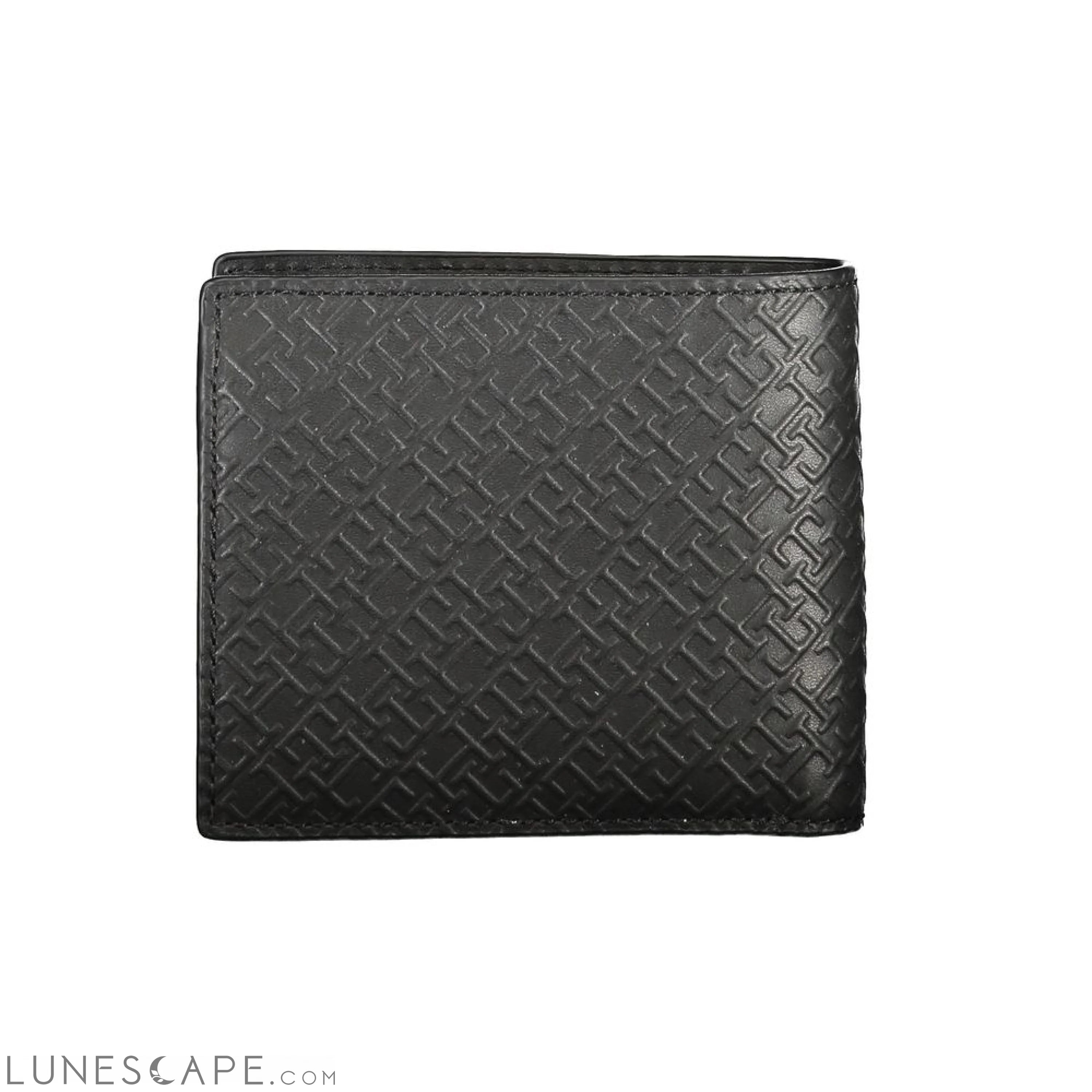 Tommy Hilfiger Black Leather Wallet LUNESCAPE