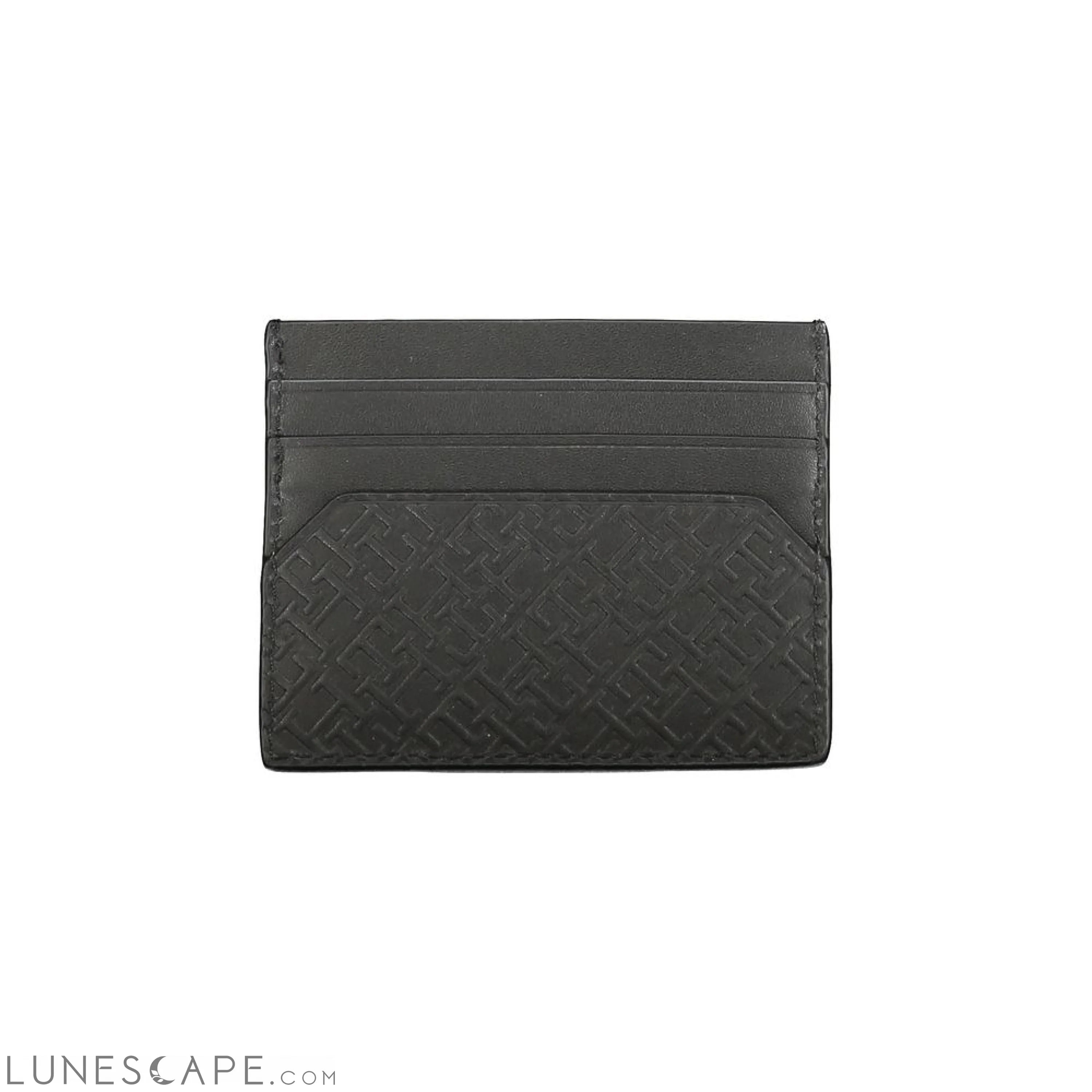 Tommy Hilfiger Black Leather Wallet LUNESCAPE