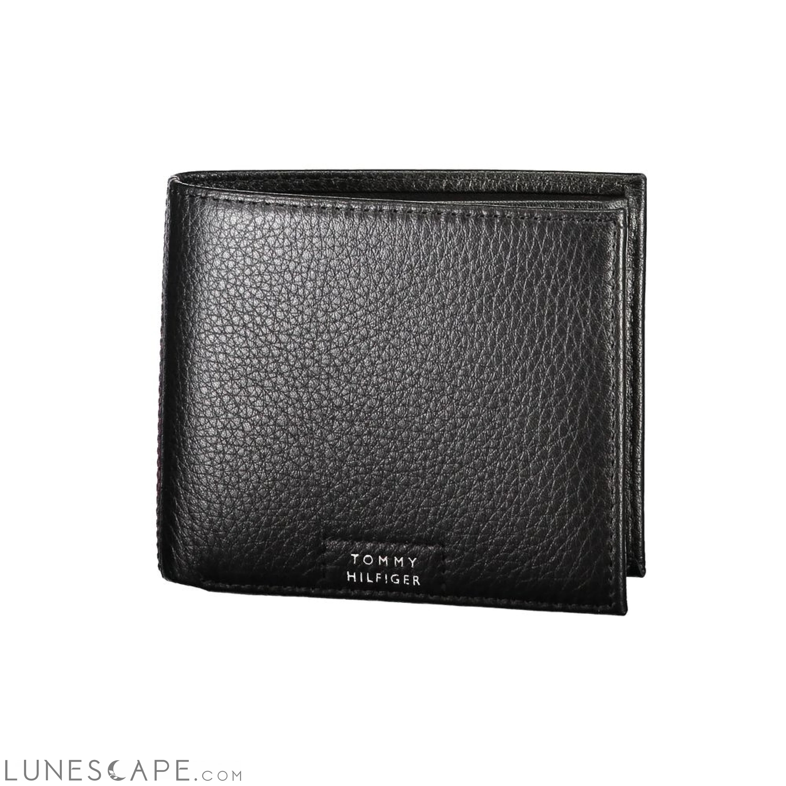 Tommy Hilfiger Black Leather Wallet LUNESCAPE