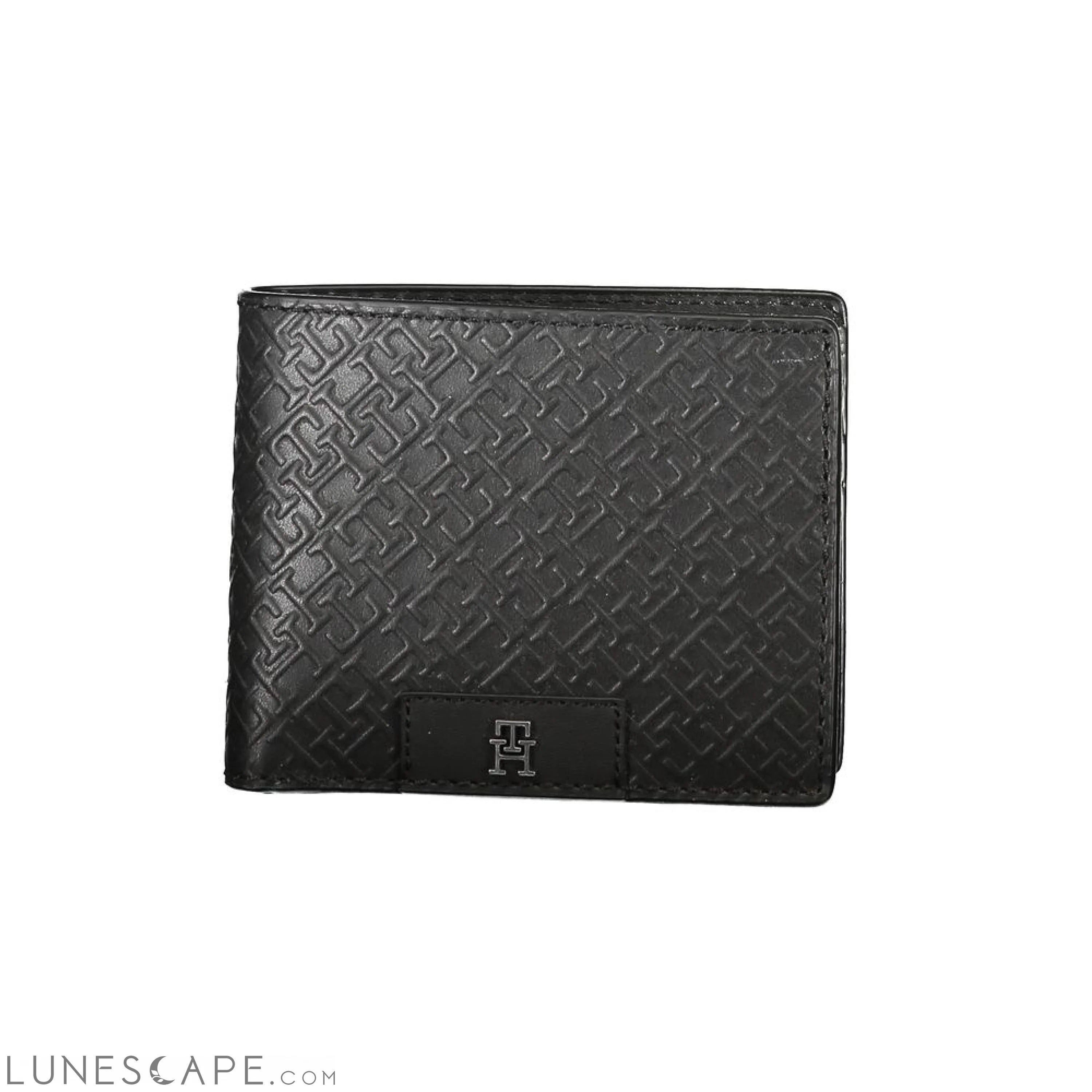 Tommy Hilfiger Black Leather Wallet LUNESCAPE