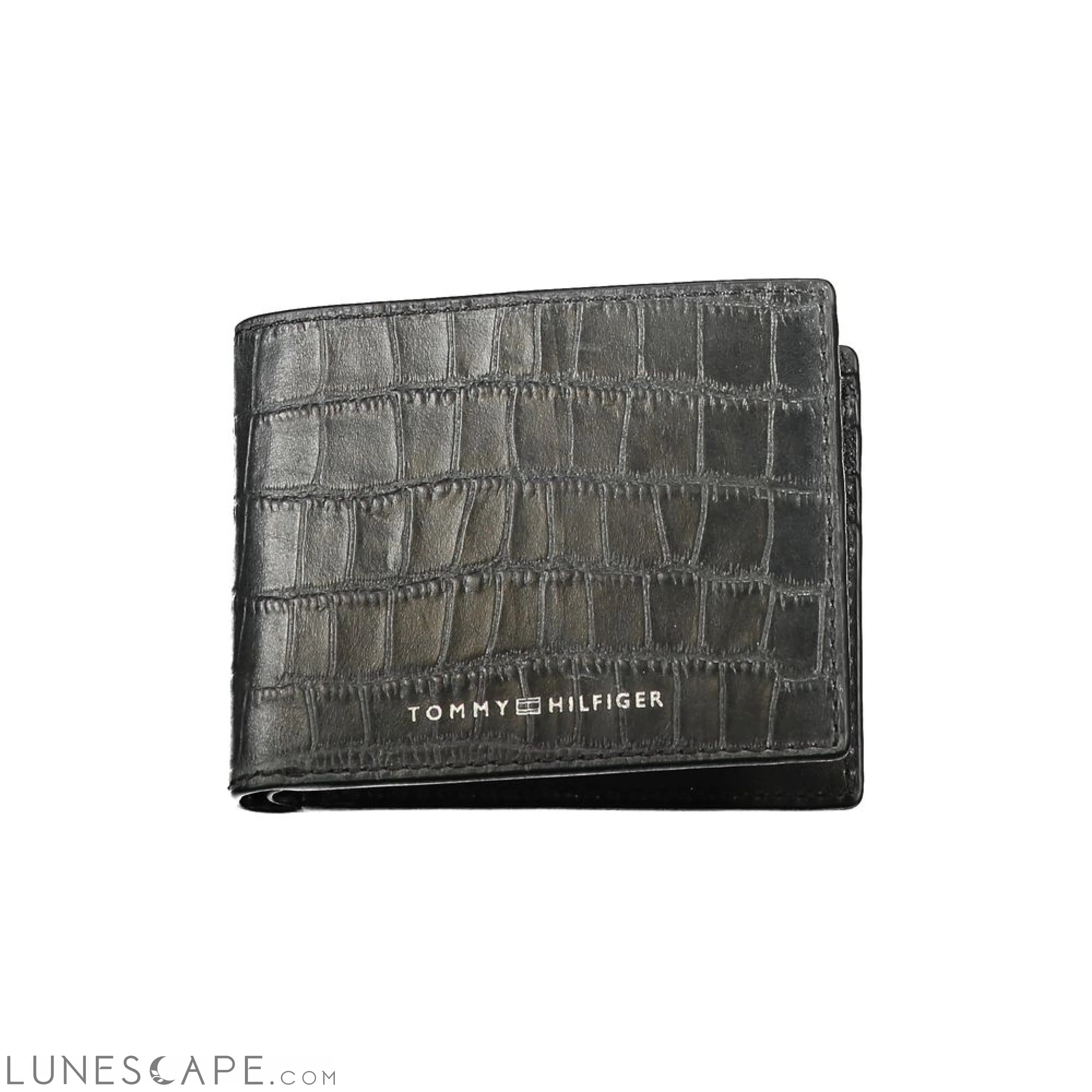 Tommy Hilfiger Black Leather Wallet LUNESCAPE