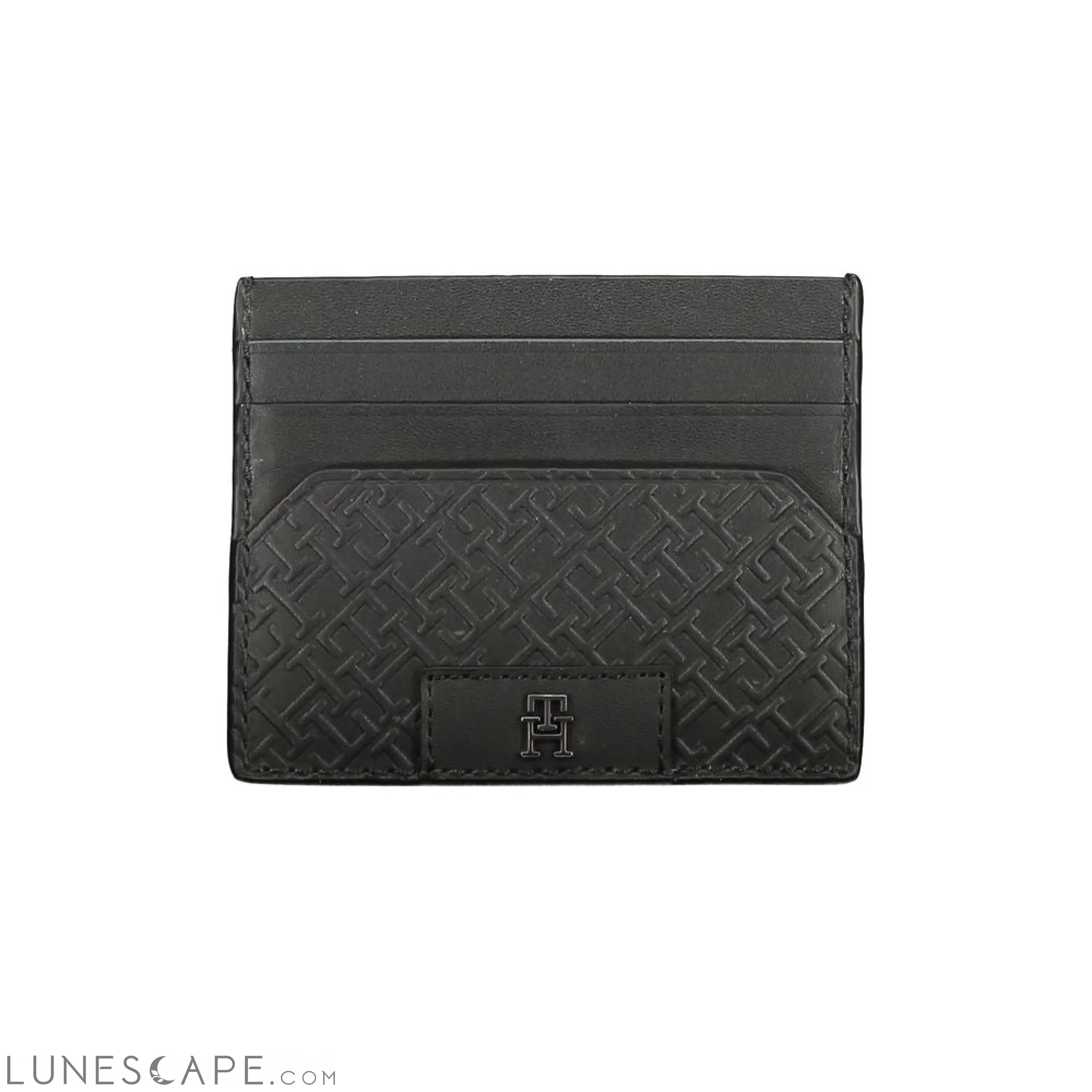 Tommy Hilfiger Black Leather Wallet LUNESCAPE