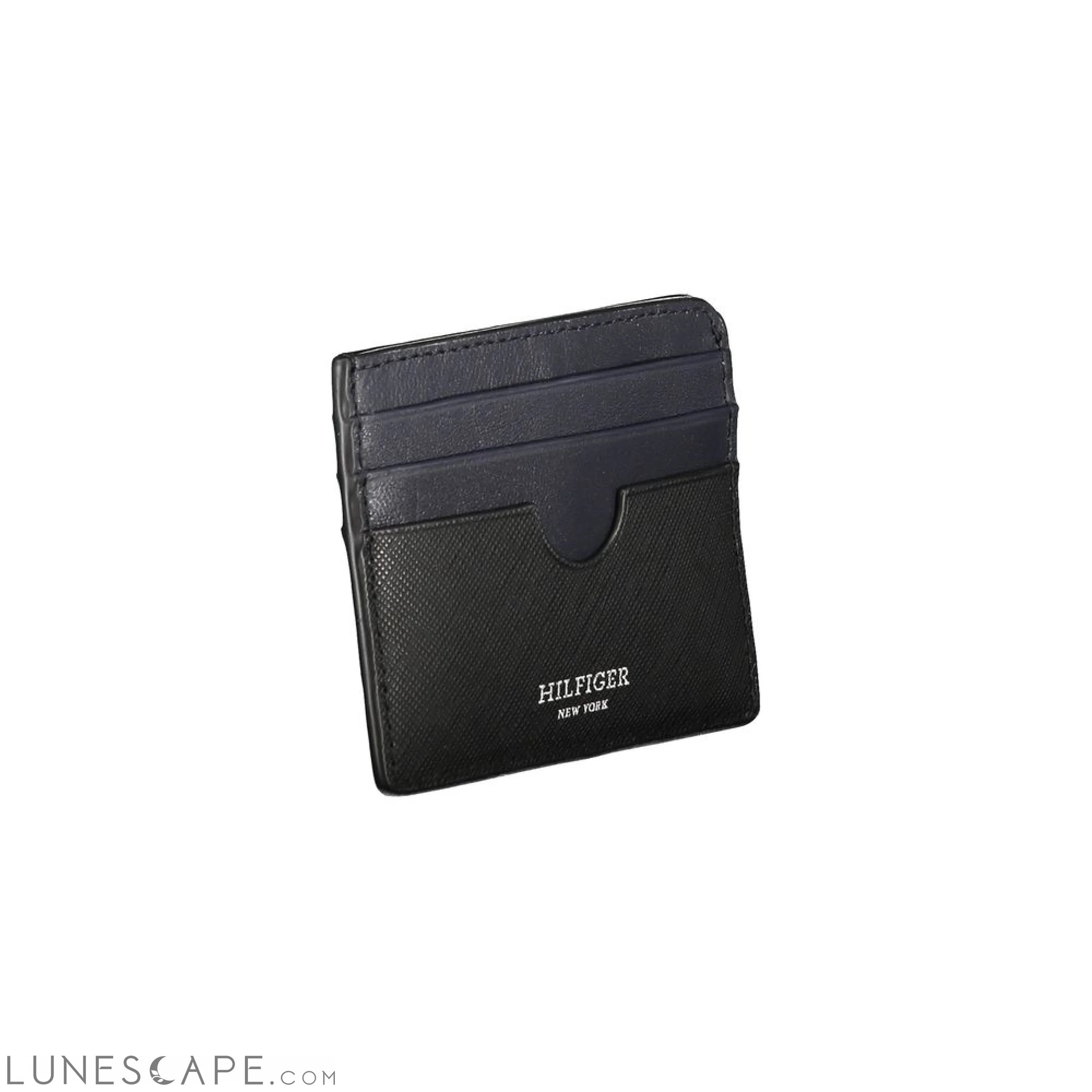 Tommy Hilfiger Black Leather Wallet LUNESCAPE