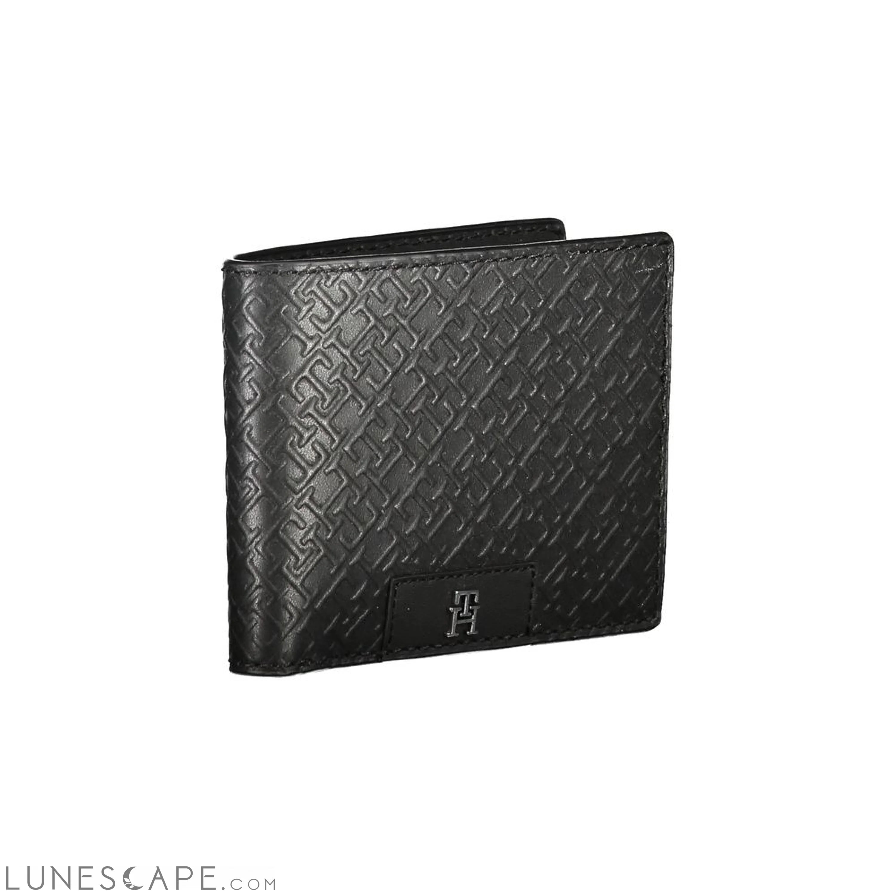 Tommy Hilfiger Black Leather Wallet LUNESCAPE