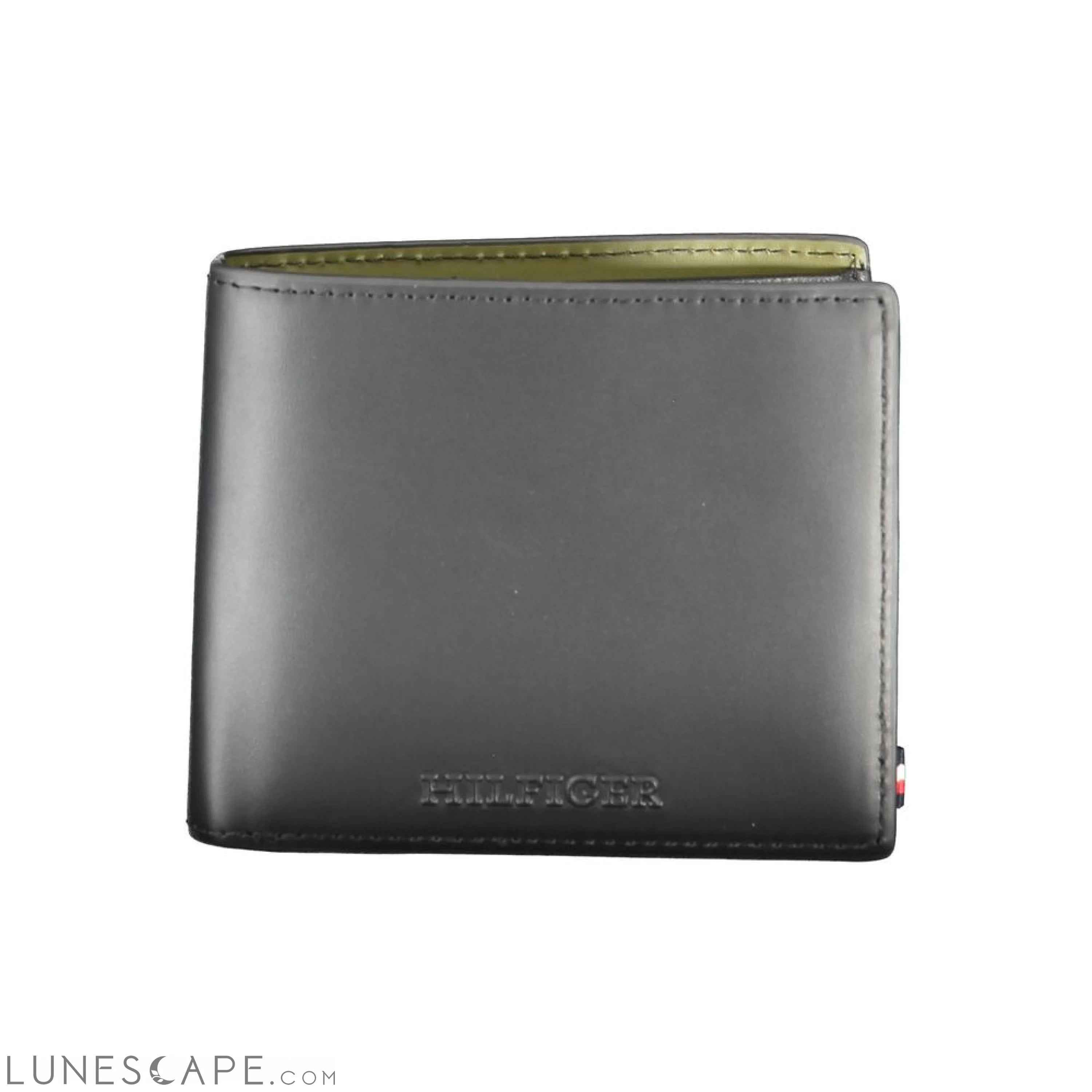 Tommy Hilfiger Black Leather Wallet LUNESCAPE