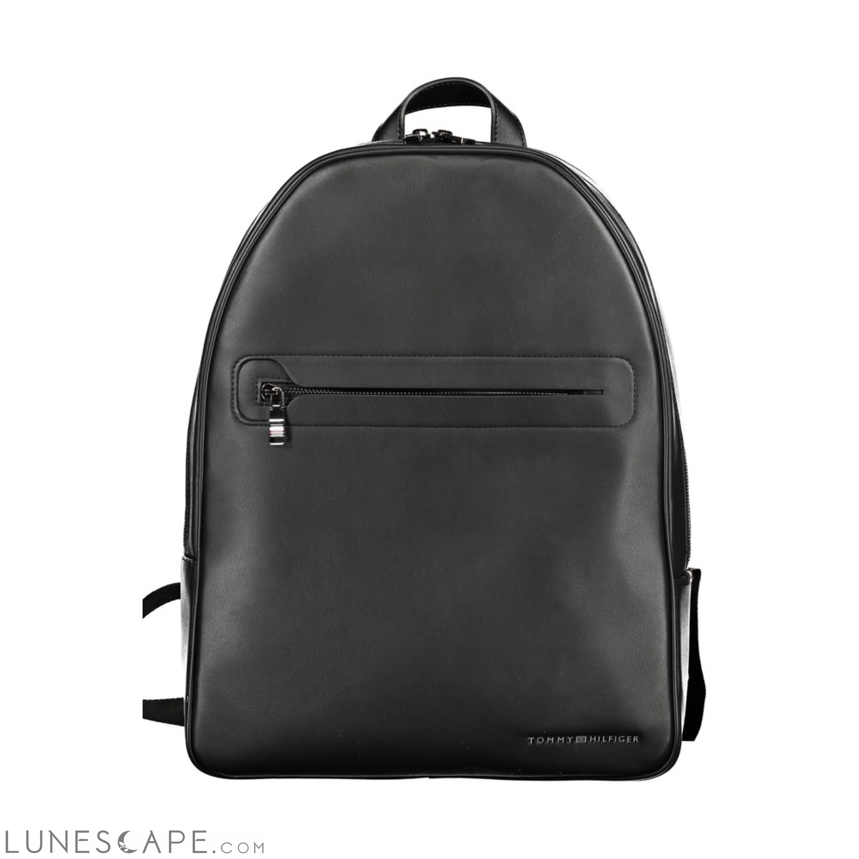 Tommy Hilfiger Black Polyester Backpack LUNESCAPE