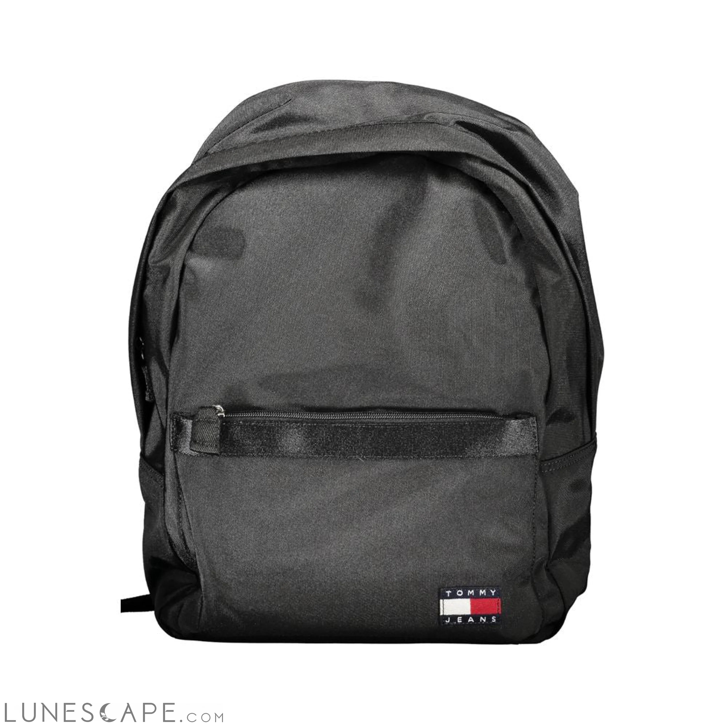 Tommy Hilfiger Black Polyester Backpack LUNESCAPE