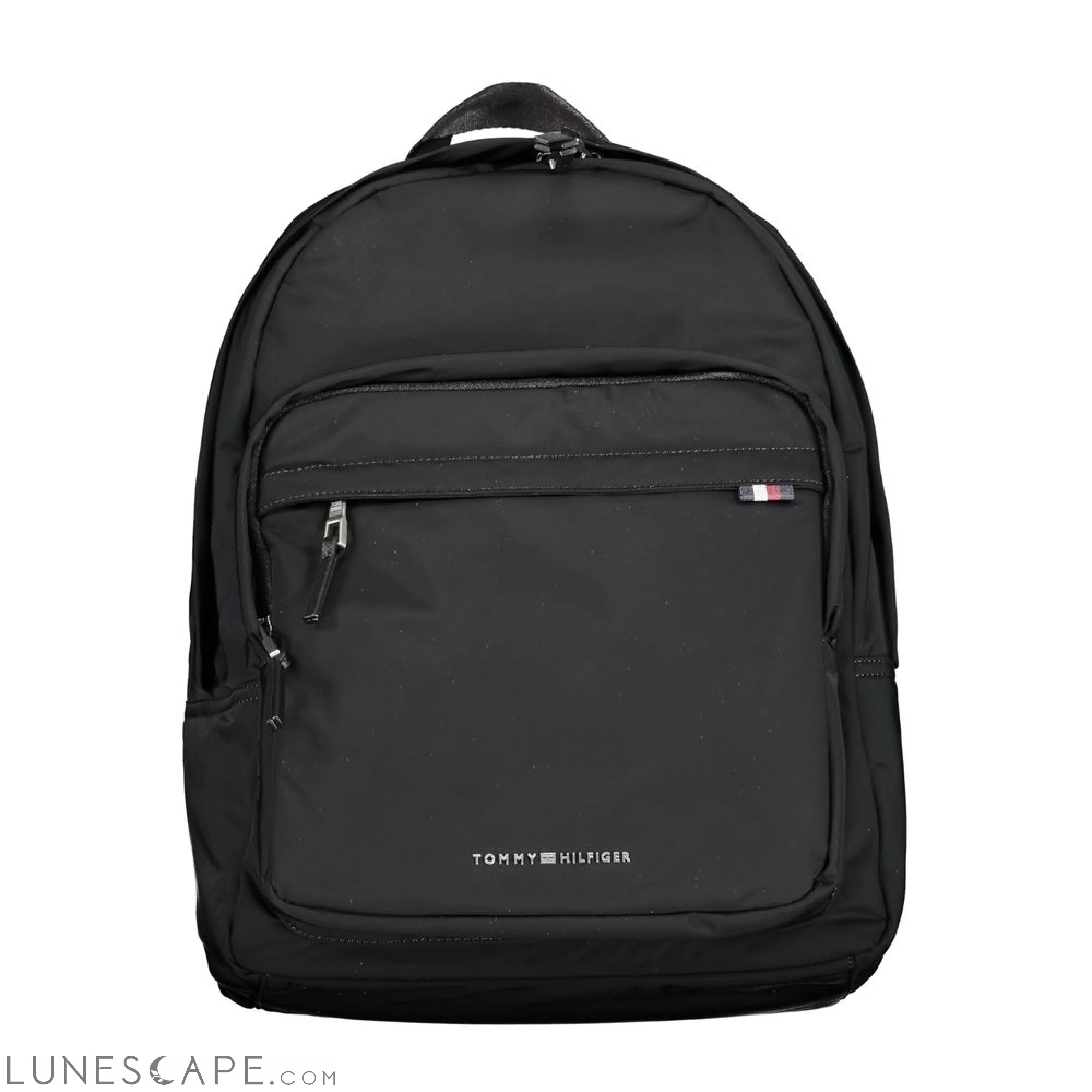 Tommy Hilfiger Black Polyester Backpack LUNESCAPE