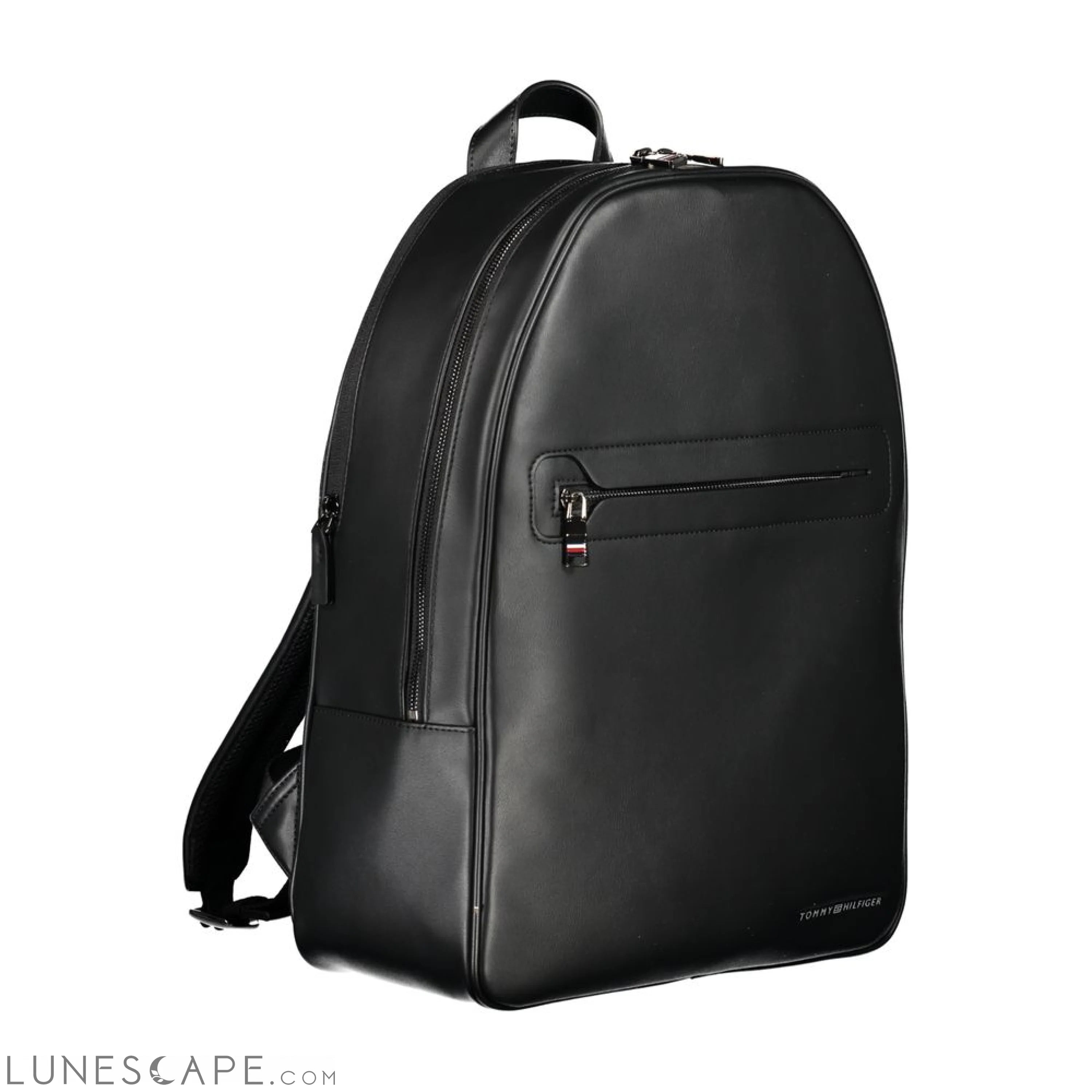 Tommy Hilfiger Black Polyester Backpack LUNESCAPE