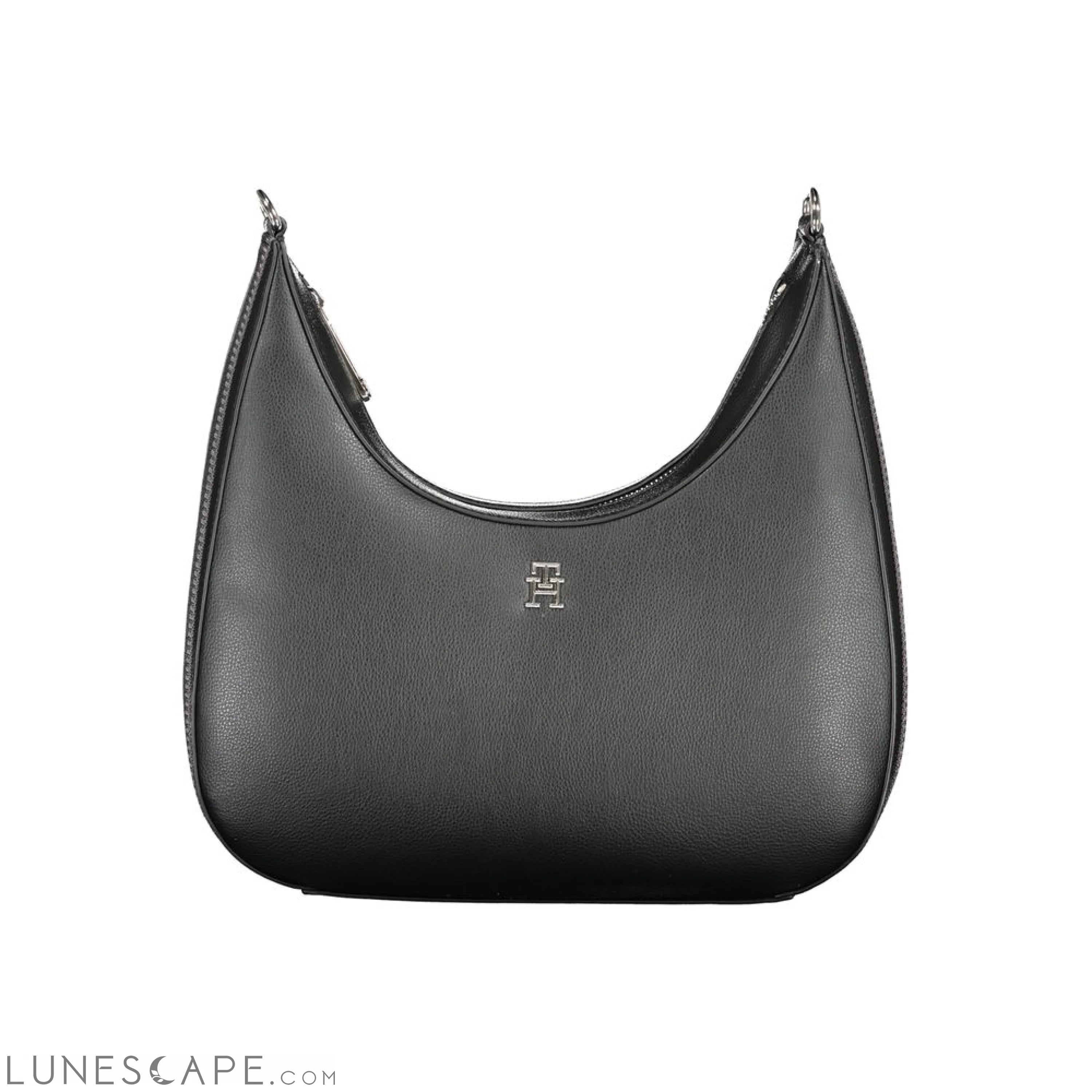 Tommy Hilfiger Black Polyester Handbag LUNESCAPE