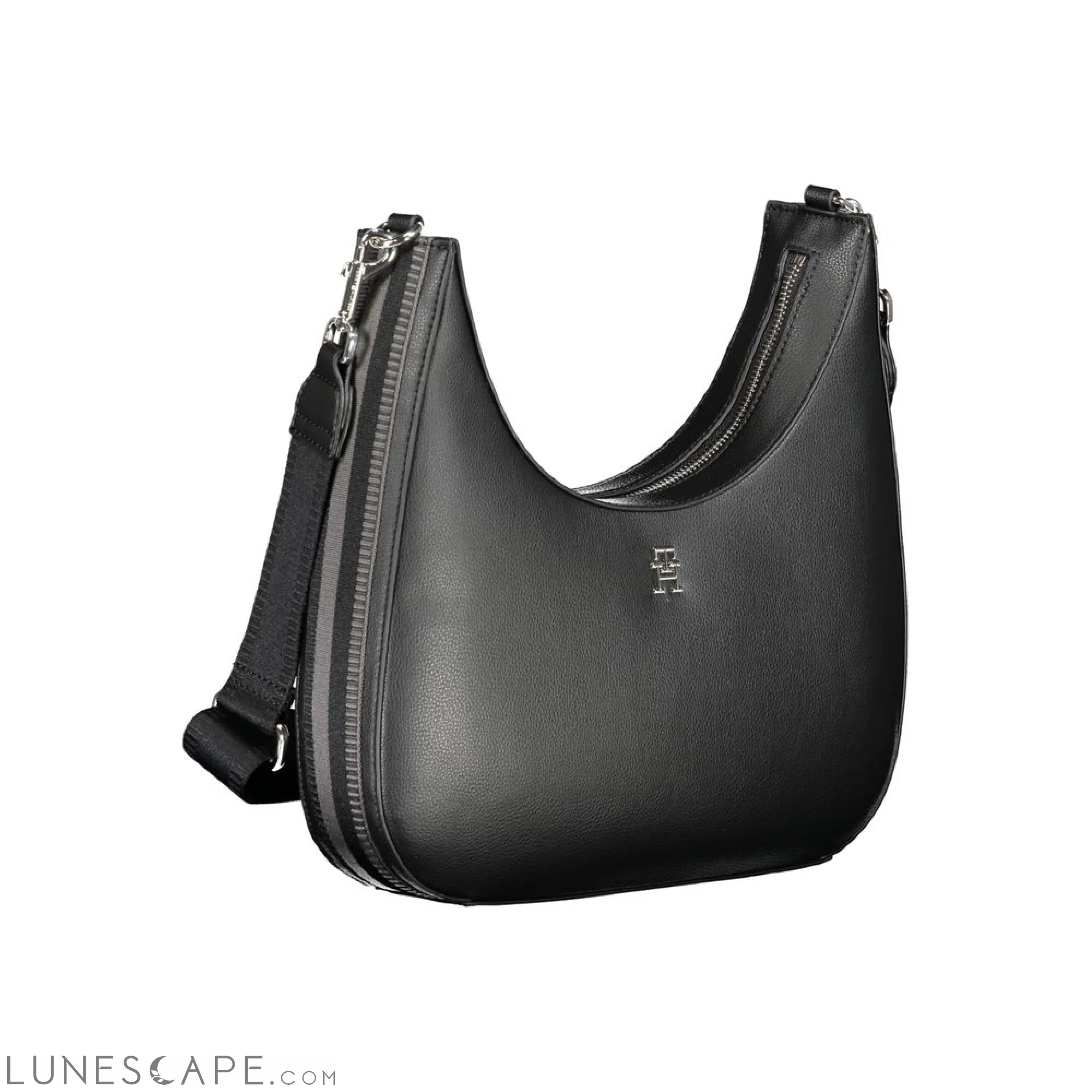 Tommy Hilfiger Black Polyester Handbag LUNESCAPE