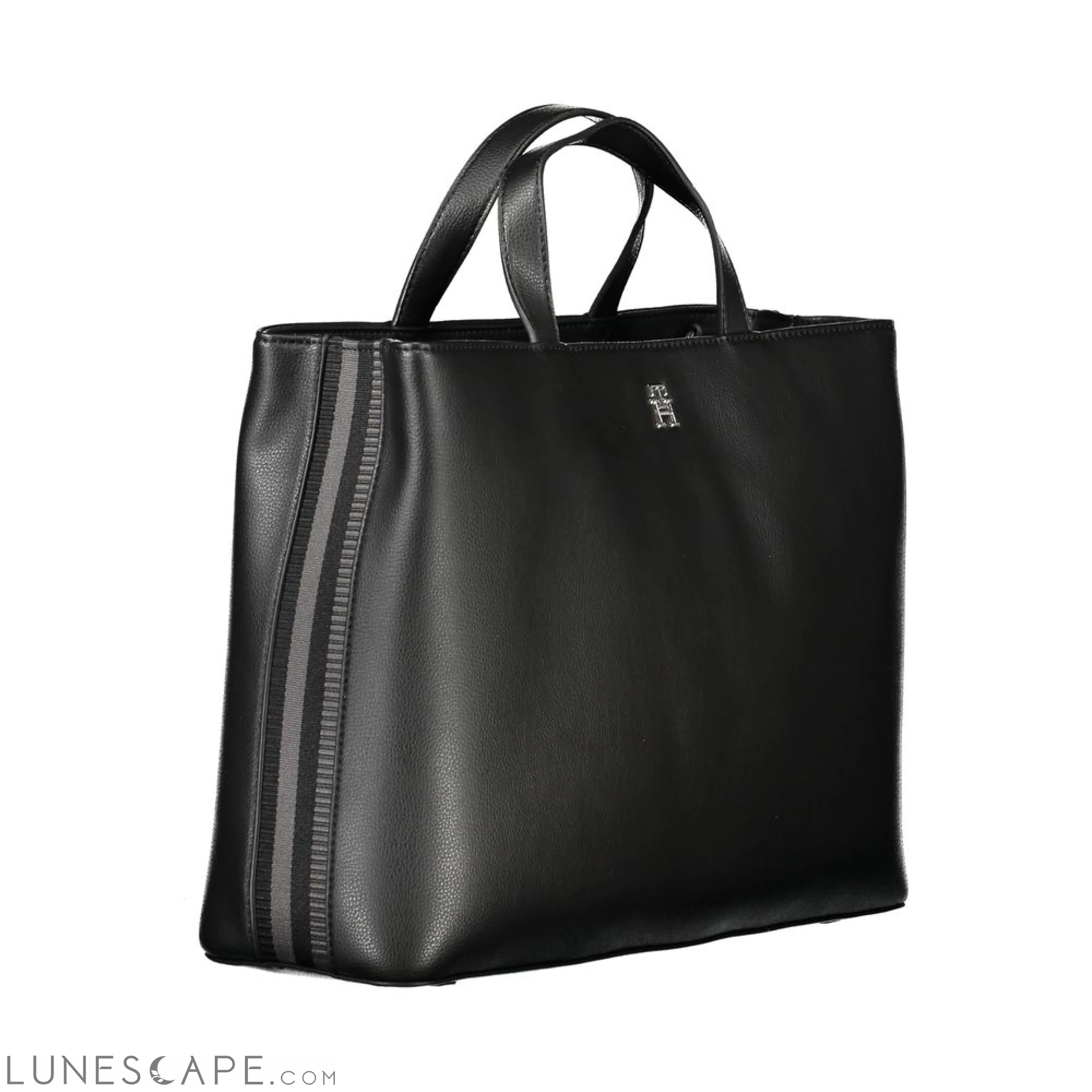 Tommy Hilfiger Black Polyester Handbag LUNESCAPE