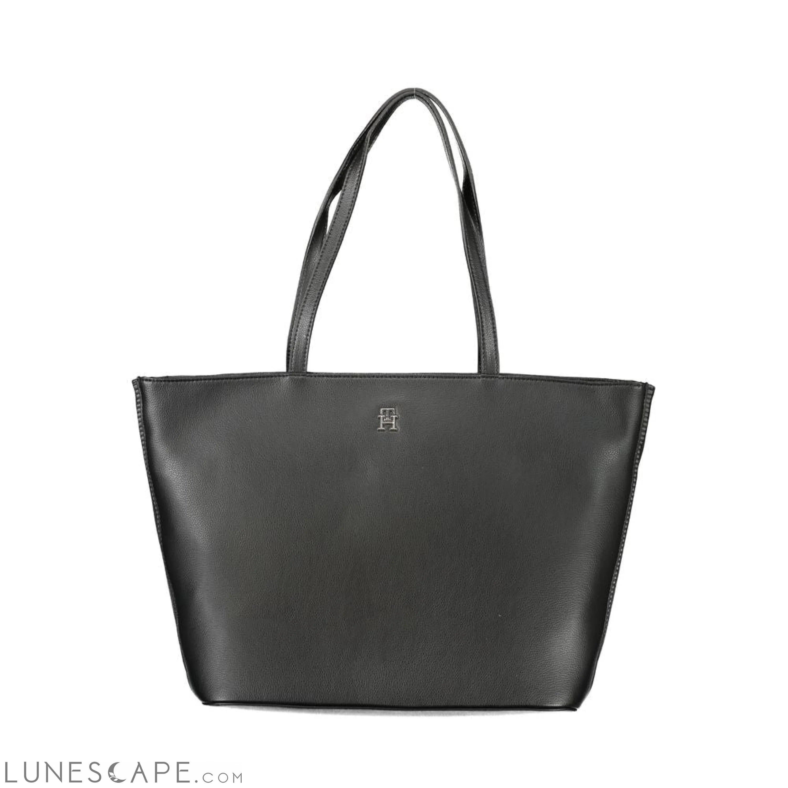 Tommy Hilfiger Black Polyester Handbag LUNESCAPE