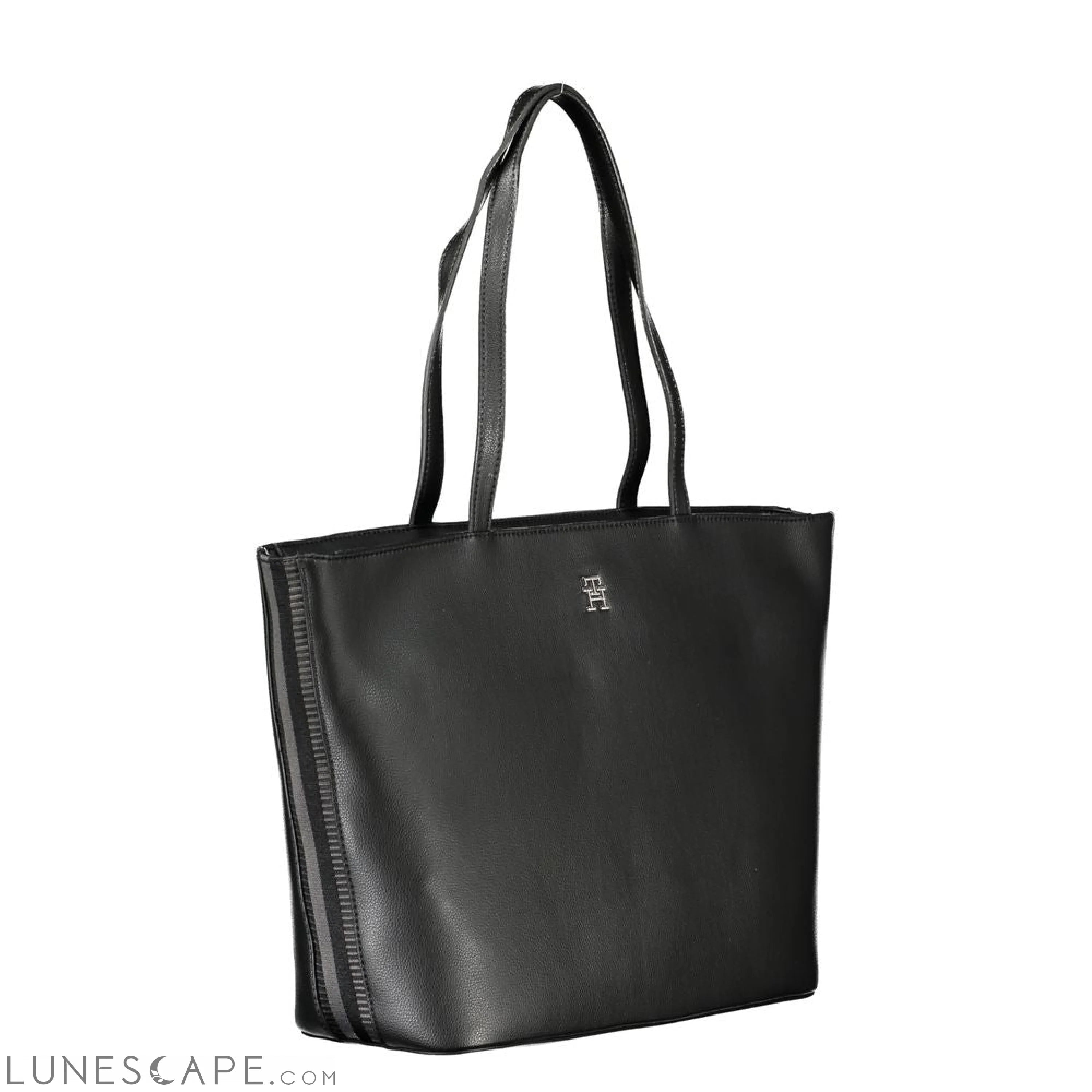 Tommy Hilfiger Black Polyester Handbag LUNESCAPE