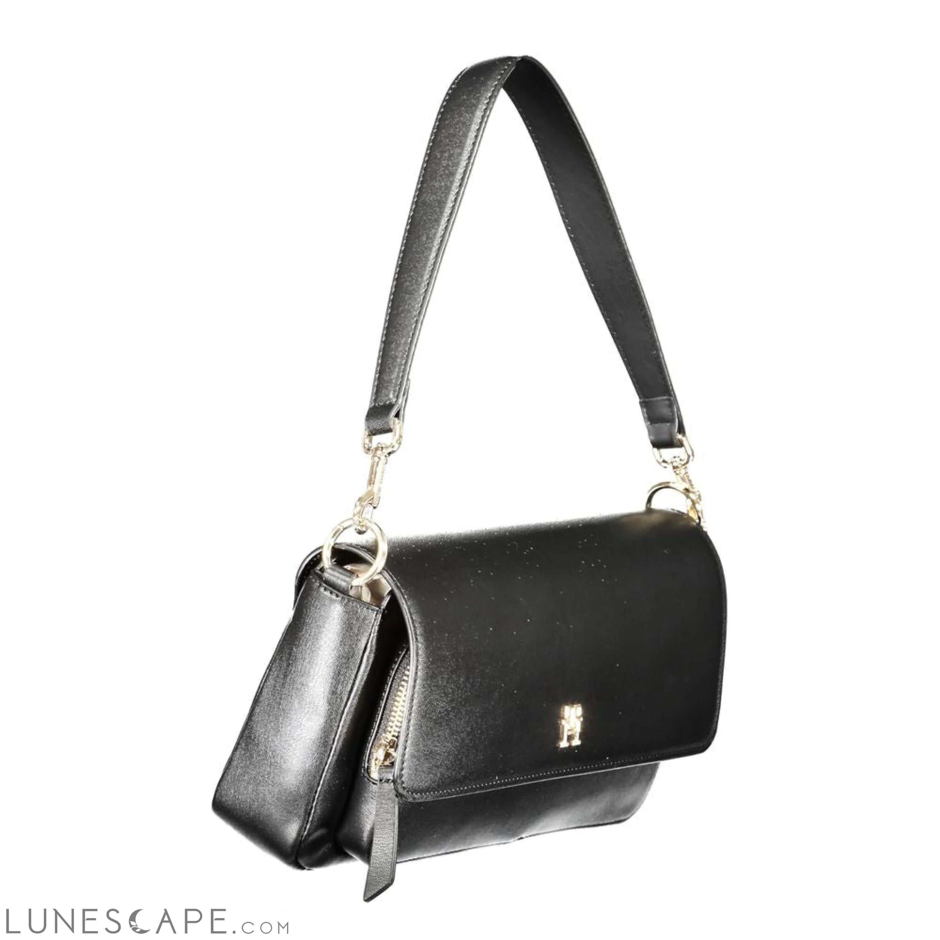 Tommy Hilfiger Black Polyethylene Handbag LUNESCAPE