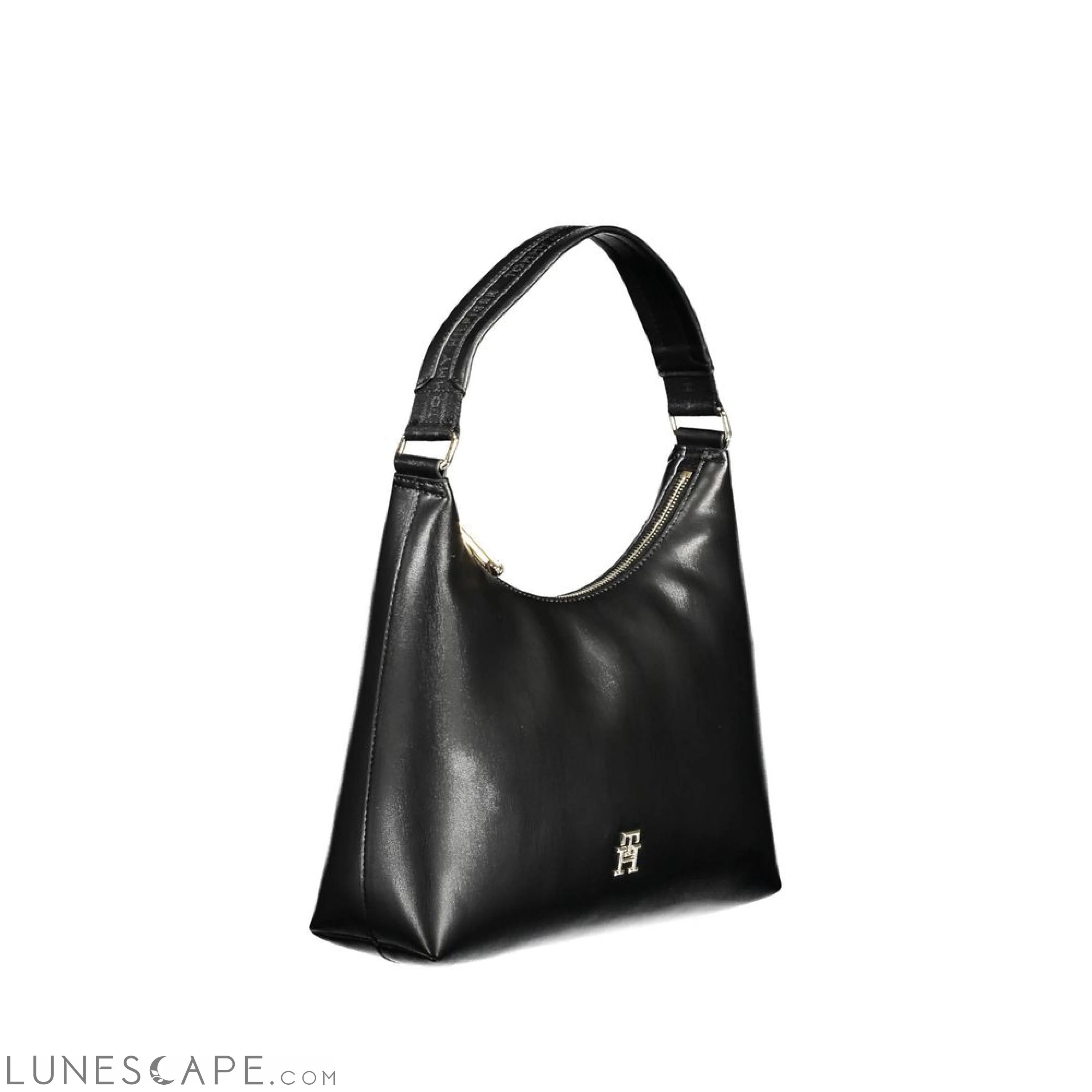 Tommy Hilfiger Black Polyethylene Women Handbag LUNESCAPE