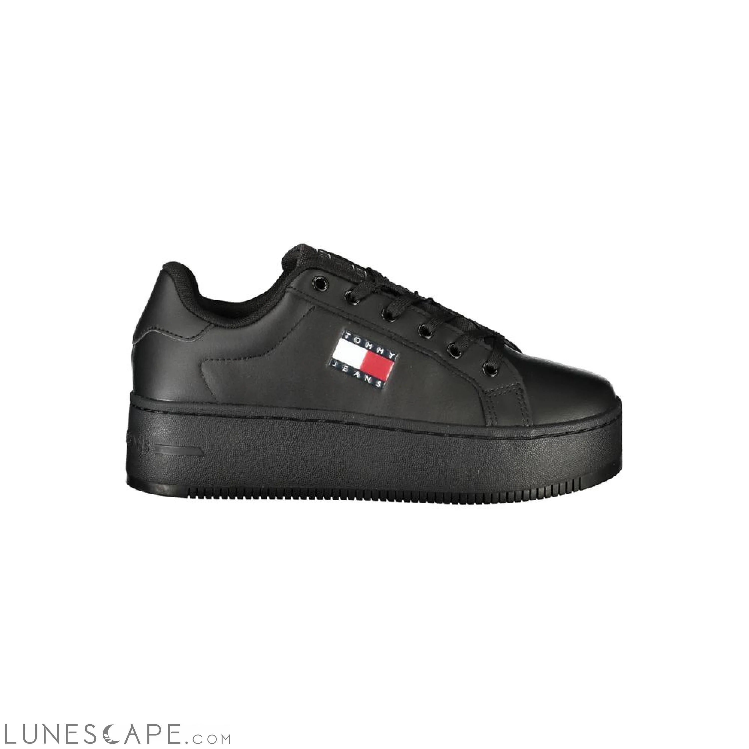 Tommy Hilfiger Black Polyethylene Women Sneaker LUNESCAPE