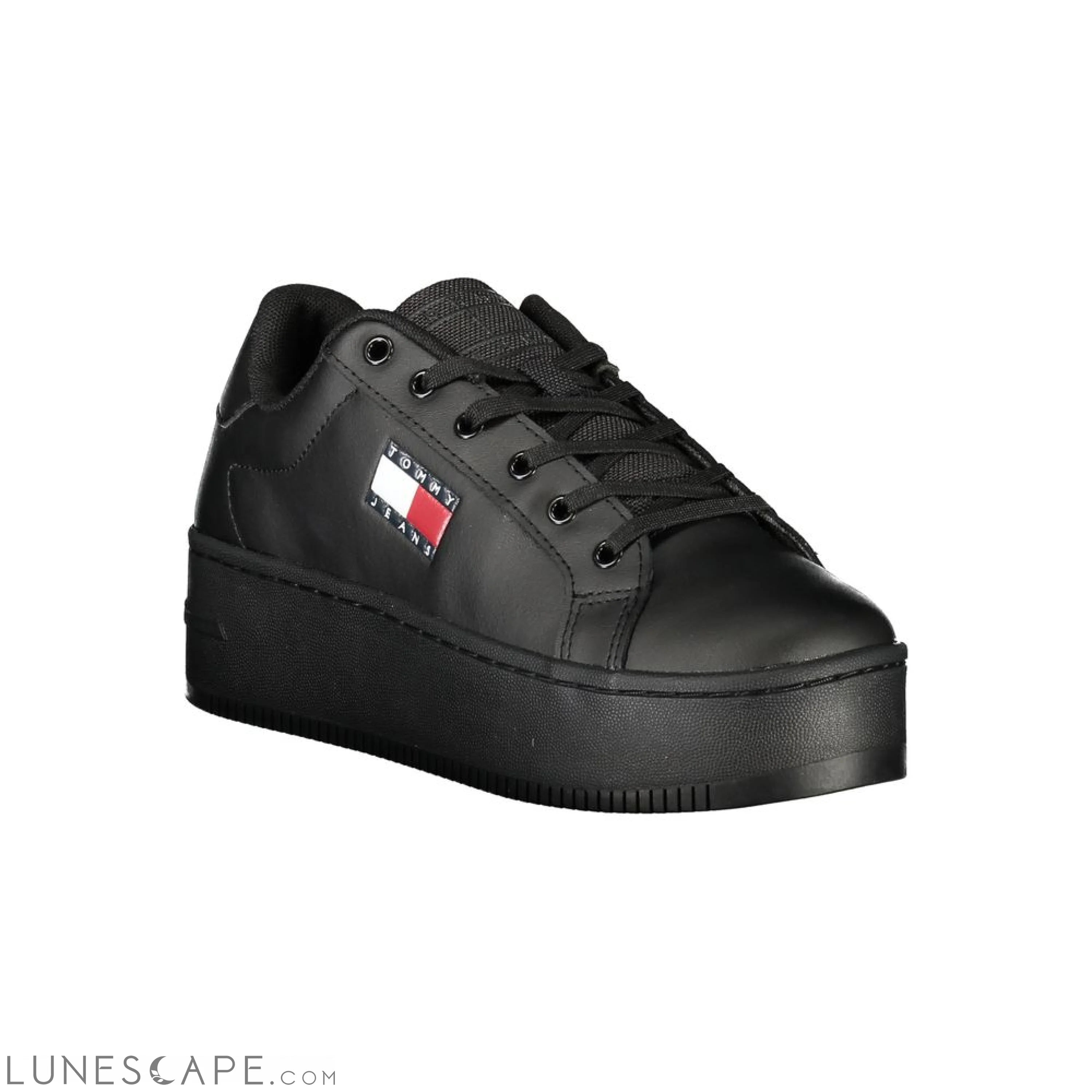 Tommy Hilfiger Black Polyethylene Women Sneaker LUNESCAPE