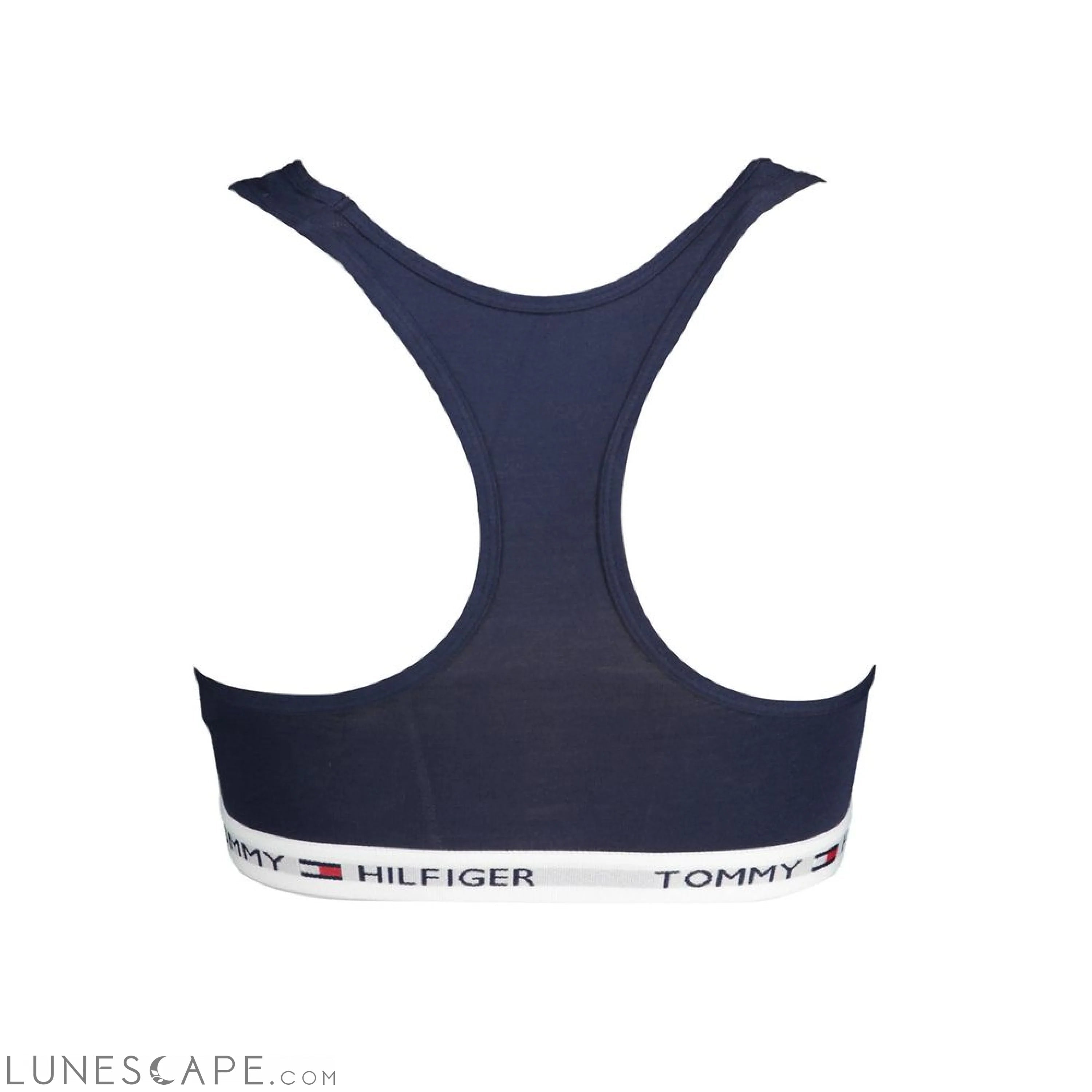 Tommy Hilfiger Blue Cotton Women Sports Bra LUNESCAPE