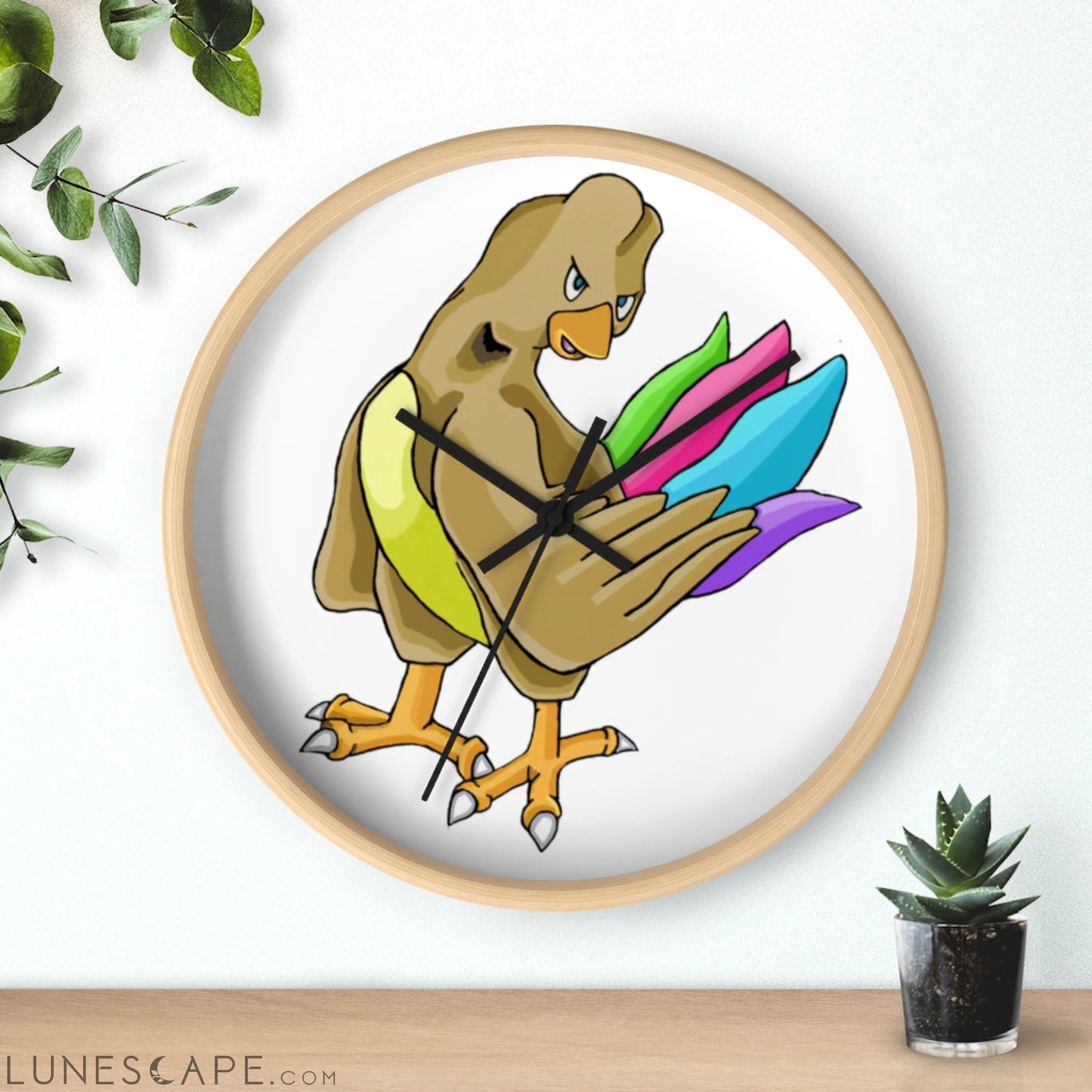 Toudan Wall clock LUNESCAPE