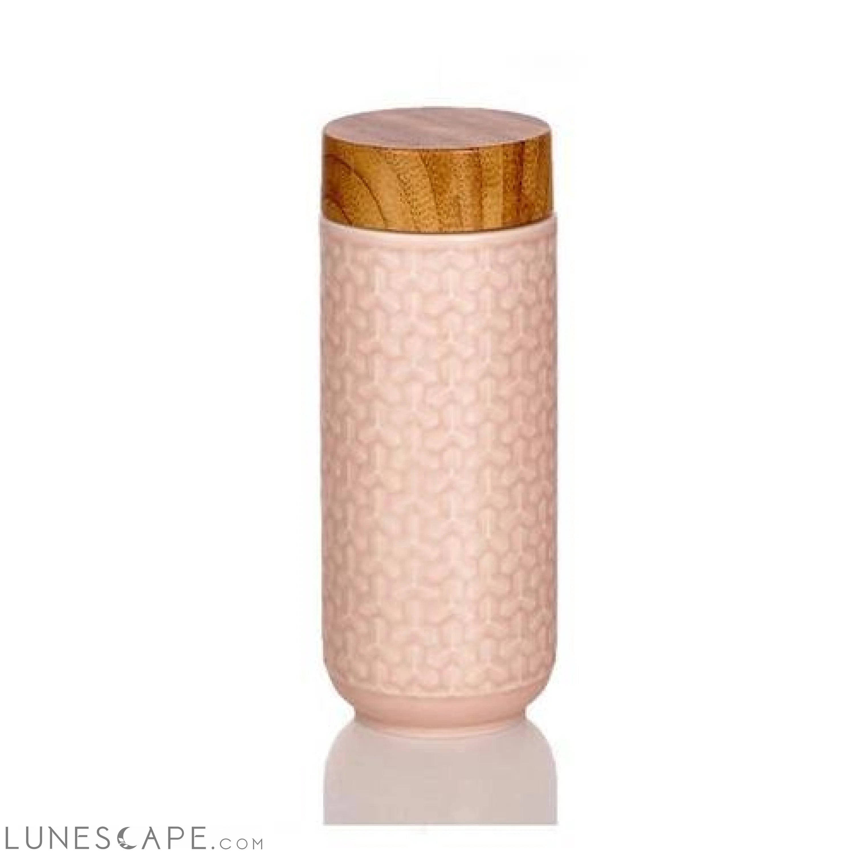 Tourmaline Anion Tea Tumbler - Negative Ion Tech - Rose LUNESCAPE