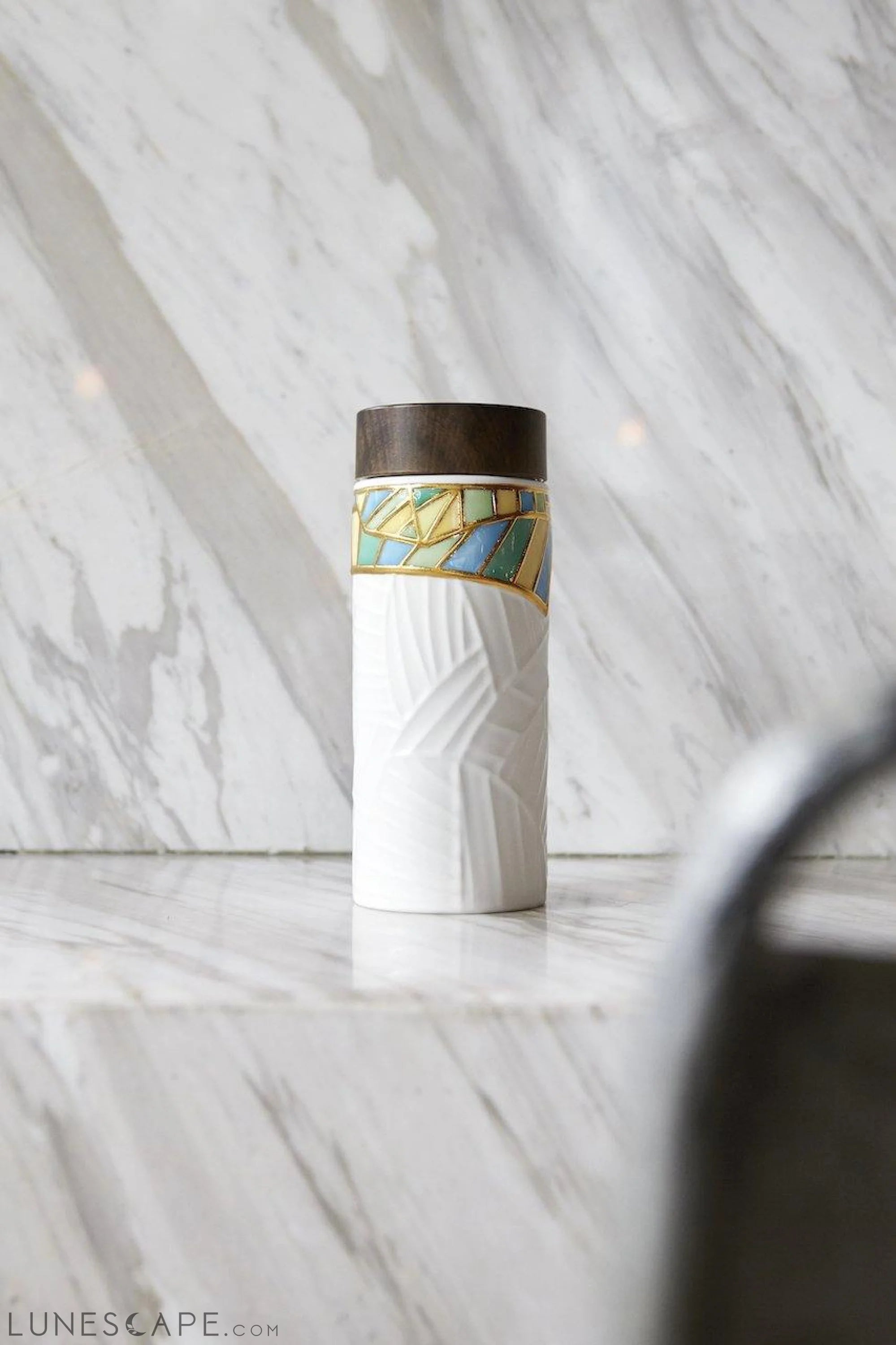 Tourmaline Charged Tea Tumbler - Spring LUNESCAPE