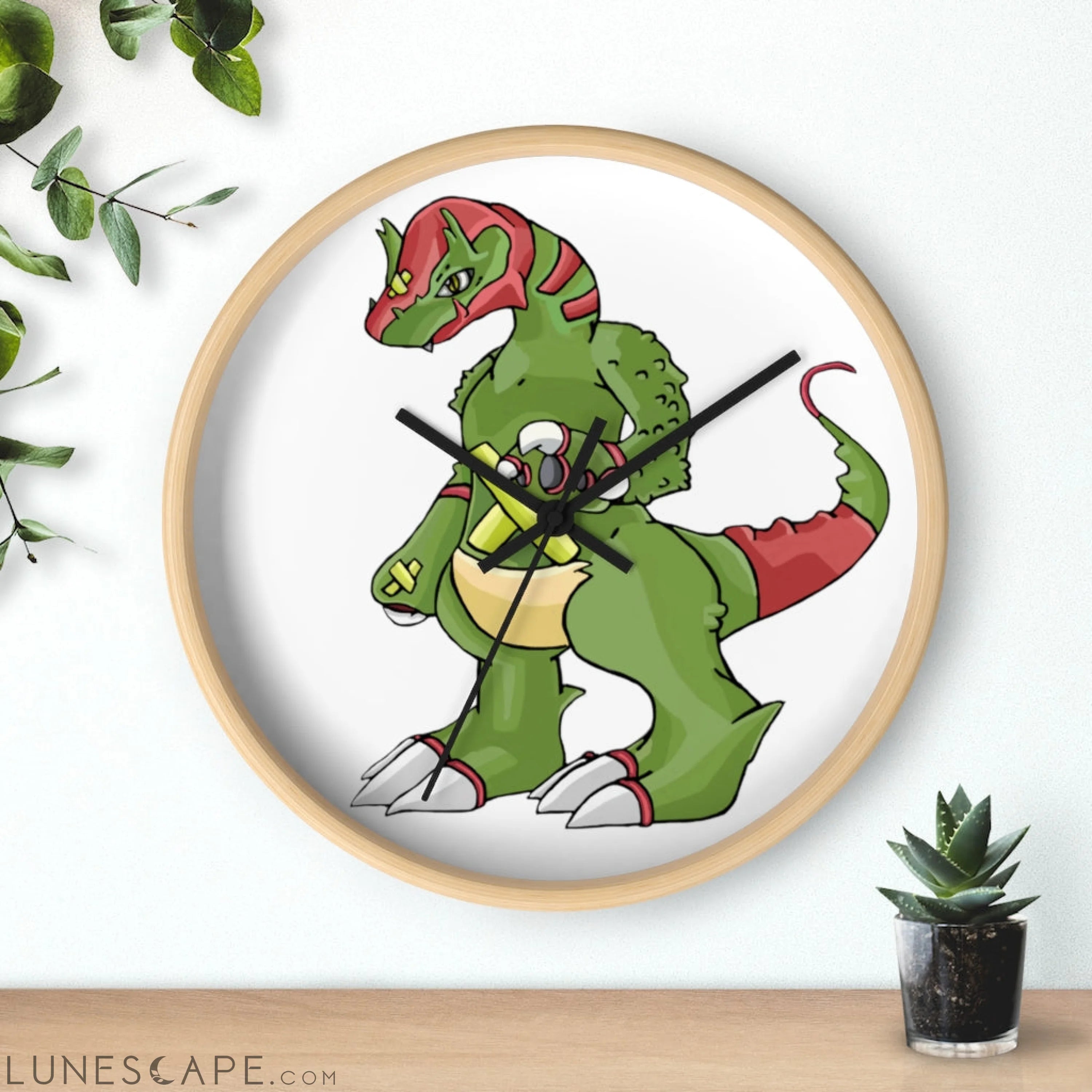 Toxicaan Wall clock LUNESCAPE