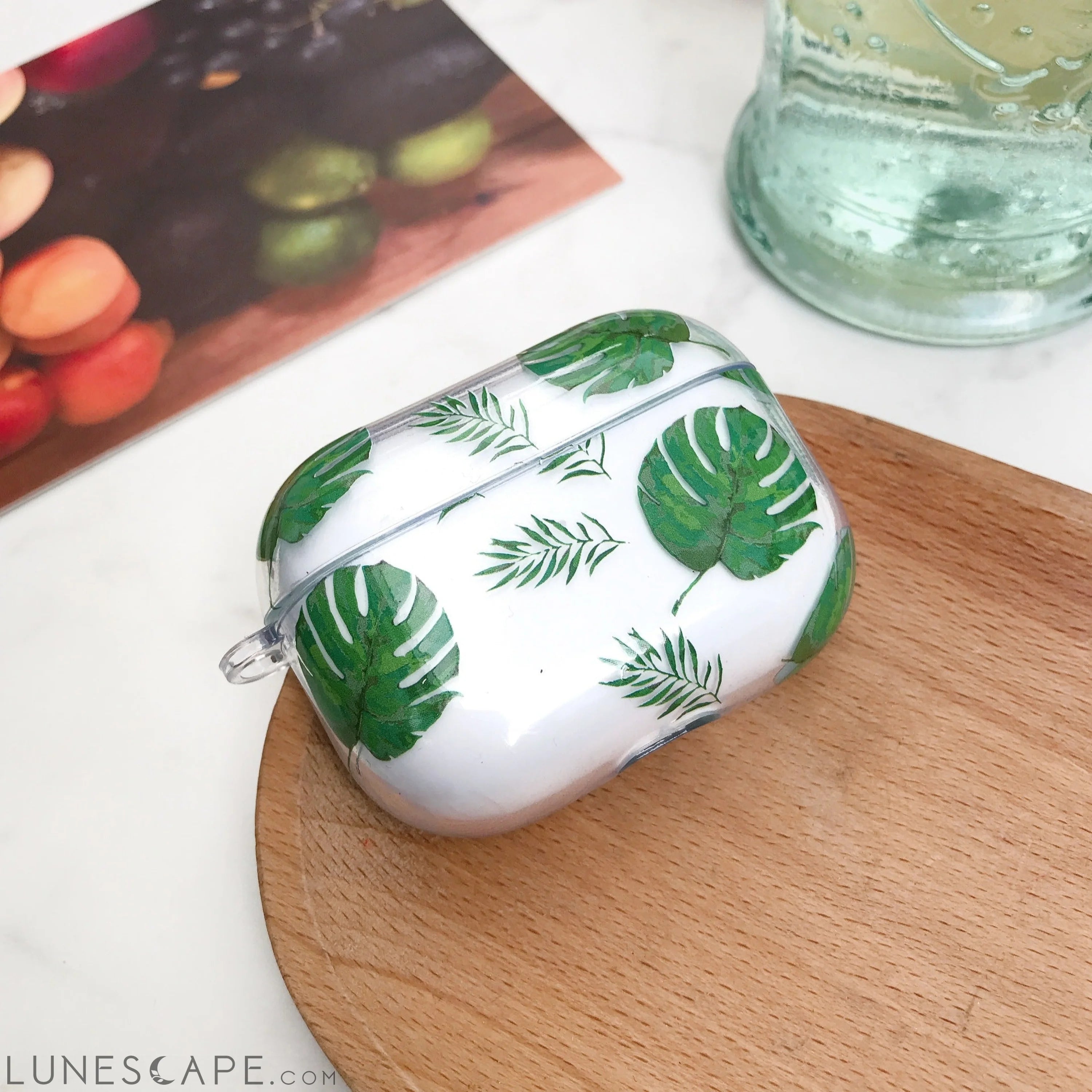 Transparent Leafy  AirPods Case airpods pro case LUNESCAPE